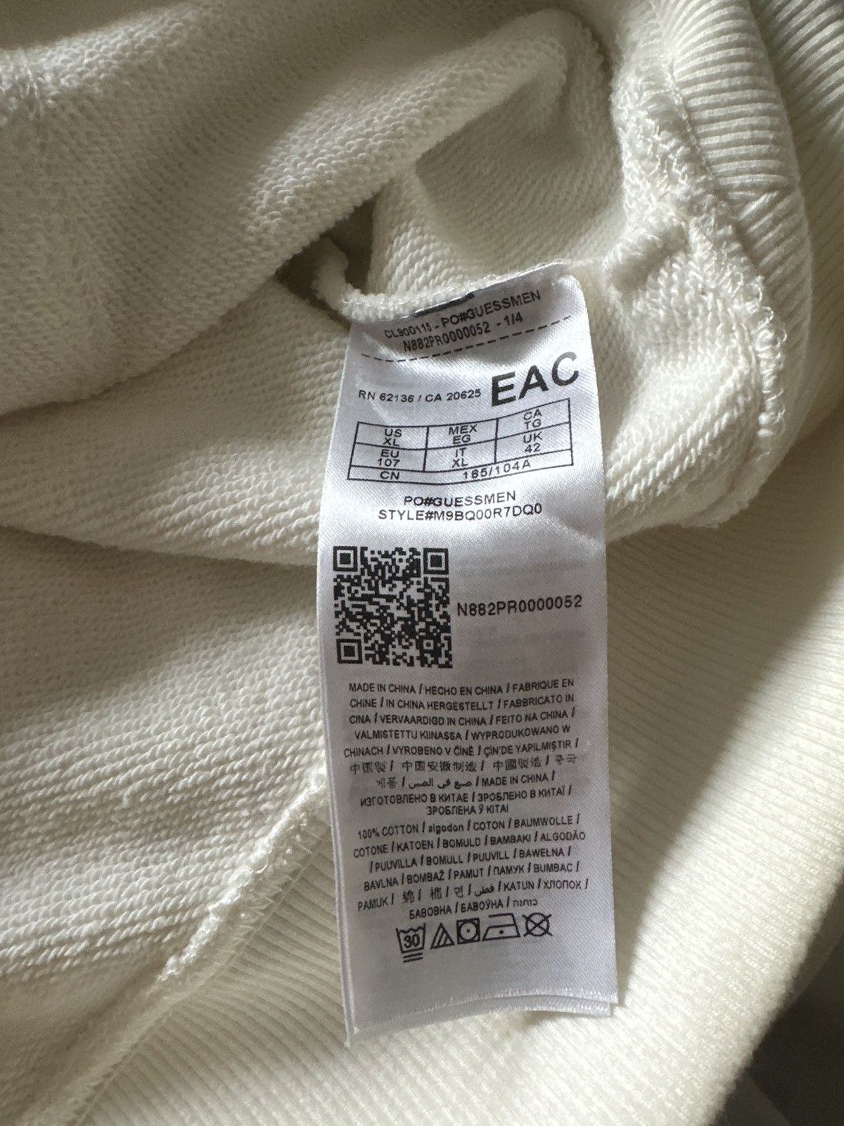 424 424 x GUESS SPORT COLLAB HOODIE SOCCER Size US XL / EU 56 / 4 - 6 Thumbnail