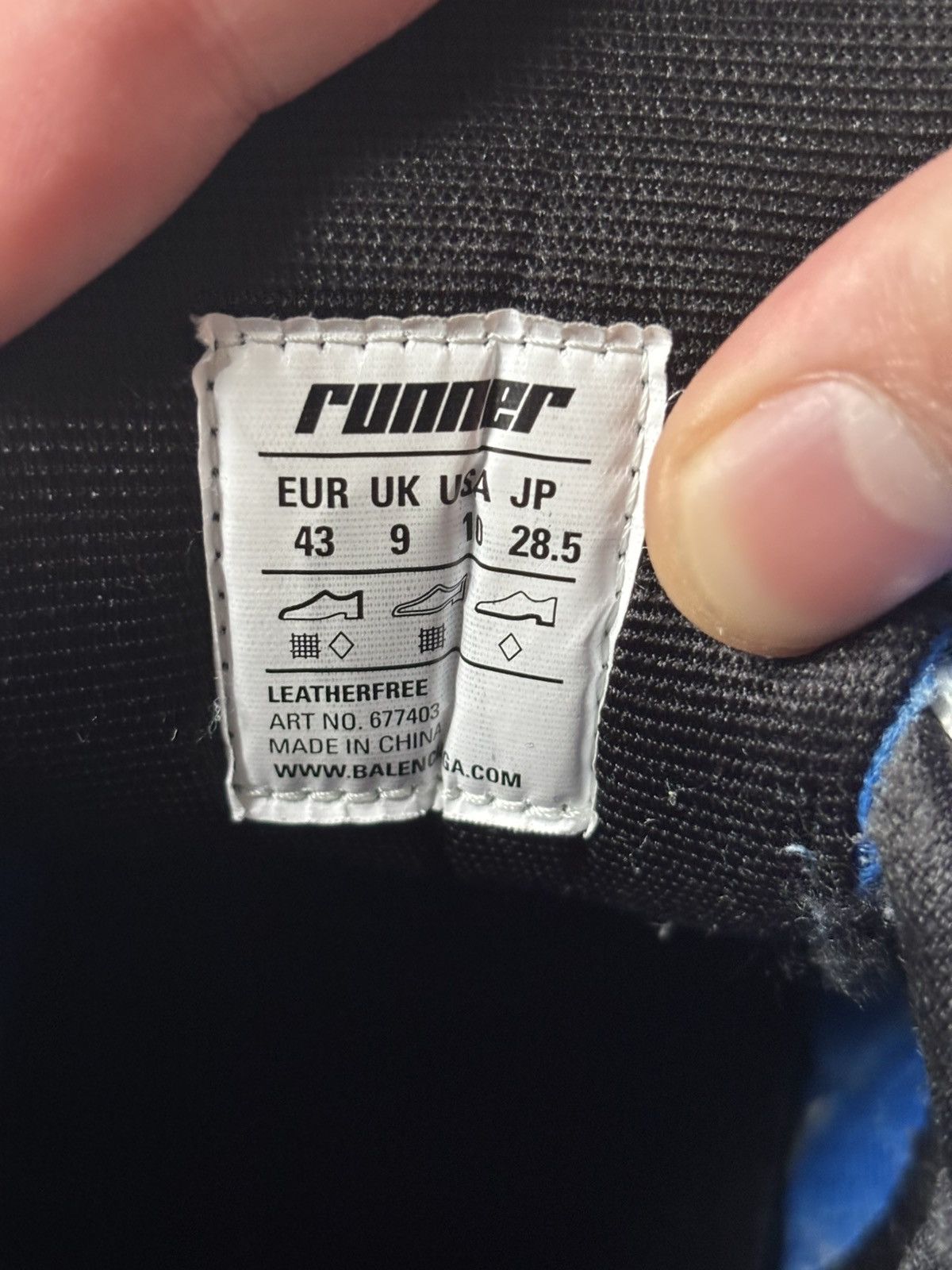 Balenciaga Balenciaga Runner 43 US 10 Size US 10 / EU 43 - 12 Thumbnail