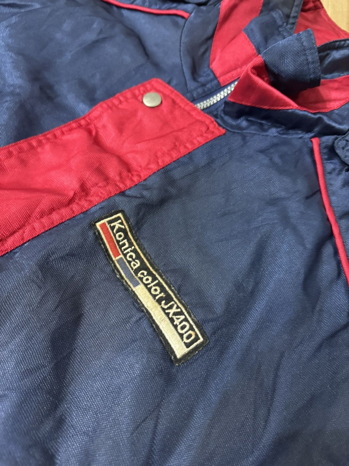 Vintage VINTAGE KONICA SPELLOUT BOMBER JACKET Size US L / EU 52-54 / 3 - 2 Thumbnail