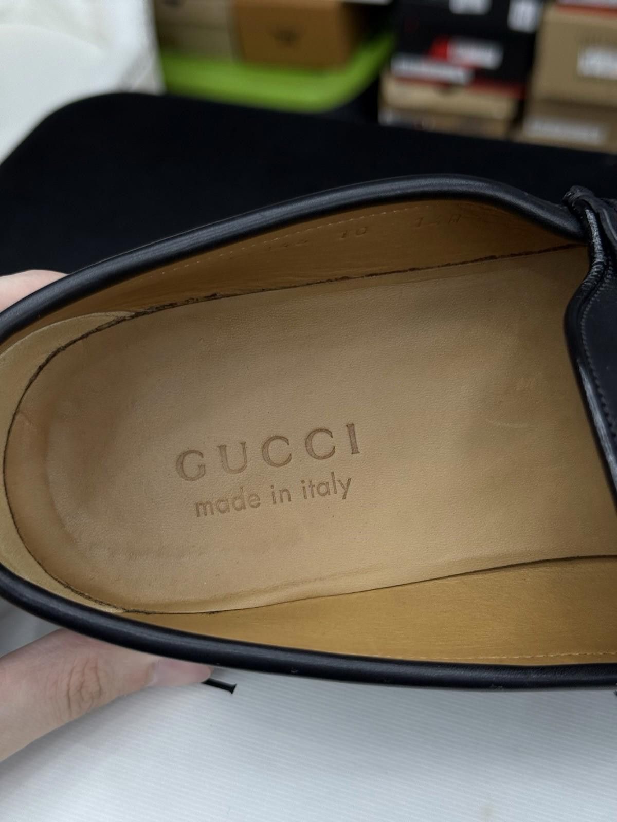Gucci Men’s Gucci Dress Loafers Sneakers Leather $950 10G/10.5US Size US 10.5 / EU 43-44 - 9 Thumbnail