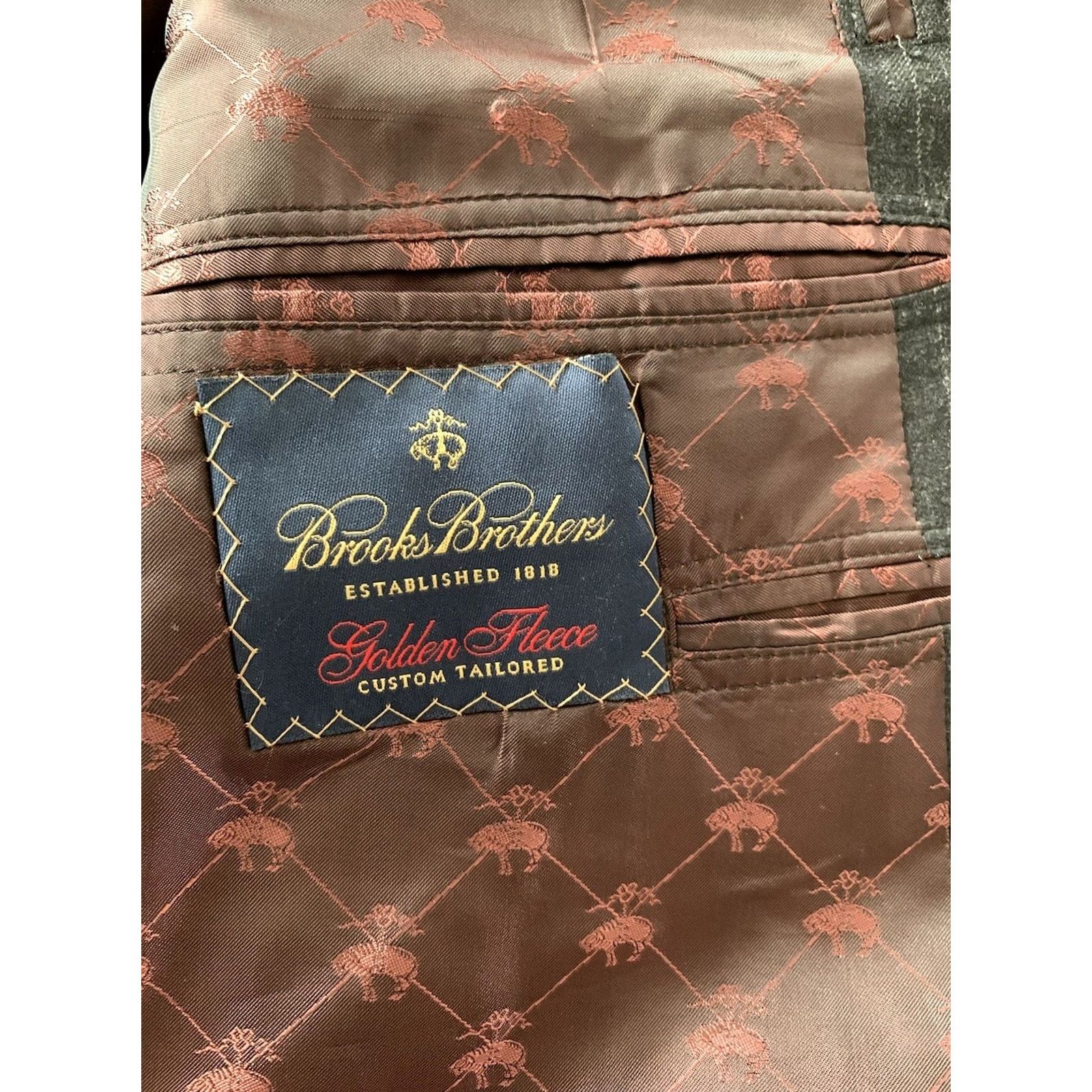 Brooks Brothers Brooks Brothers Blazer Jacket Single-Breasted Notch Wool Gray Pinstripe 54 Regular Mens Vintage Bespoke Hand Tailored Size 54R - 3 Thumbnail