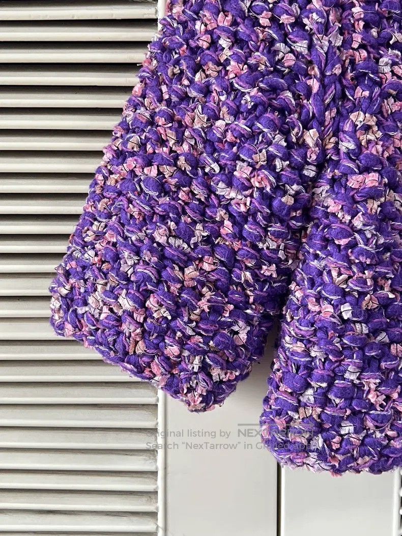 Chanel Chanel Purple woven short coat Size XS / US 0-2 / IT 36-38 - 5 Thumbnail