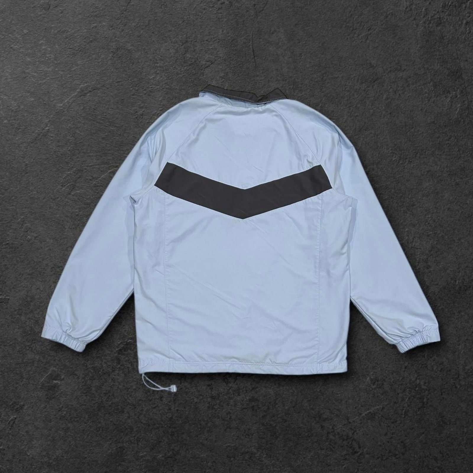 Nike Nike (Vintage) Light Blue & Grey Full-Zip Track Jacket Size US XL / EU 56 / 4 - 3 Thumbnail