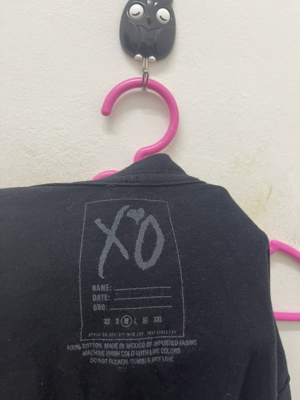 The Weeknd Rare THE WEEKND XO Festival Coachella 2018 Black Drip Logo Size US M / EU 48-50 / 2 - 5 Thumbnail