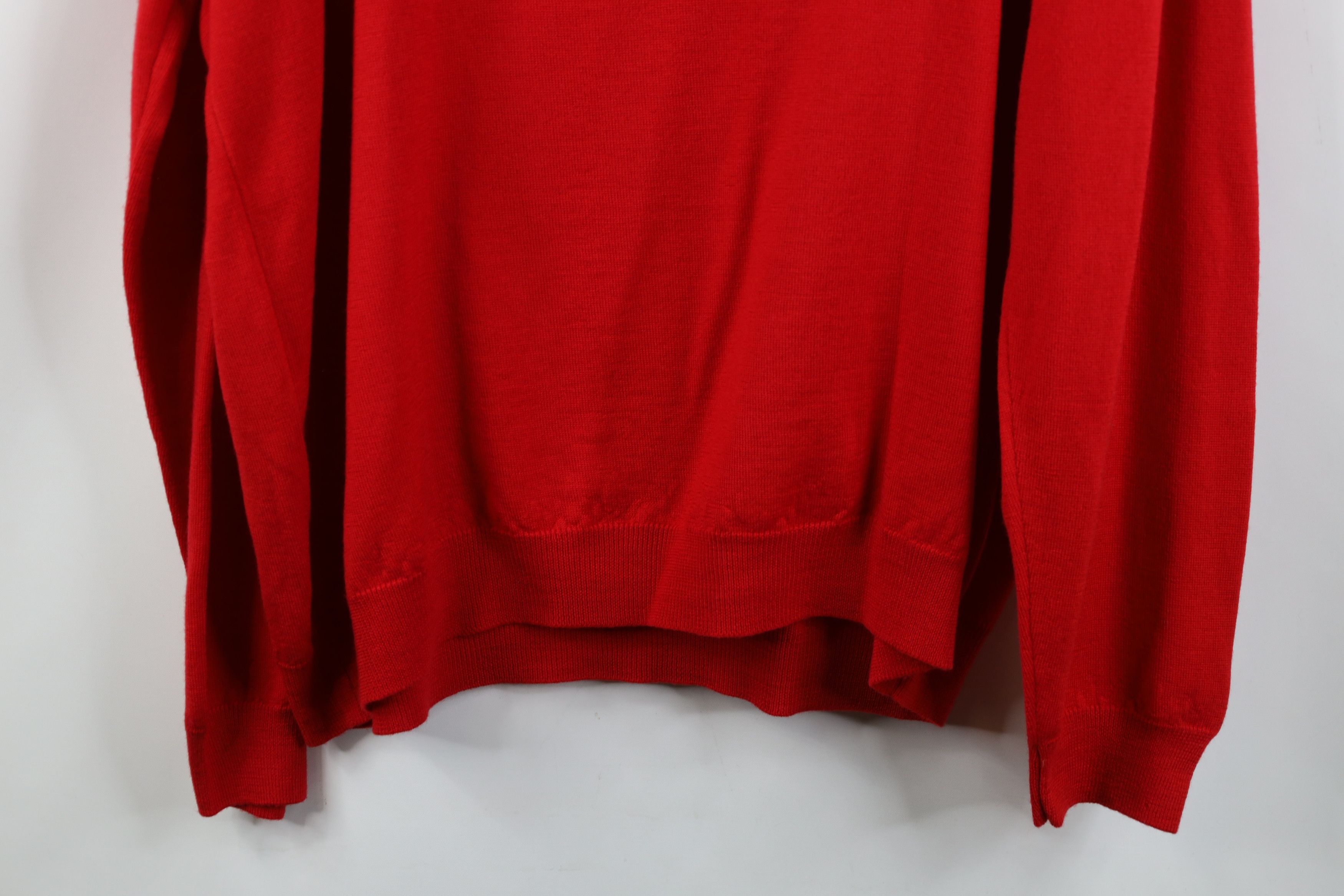 Vintage Vintage 90s Streetwear Merino Wool Knit Collared Sweater Size US XXL / EU 58 / 5 - 13 Thumbnail