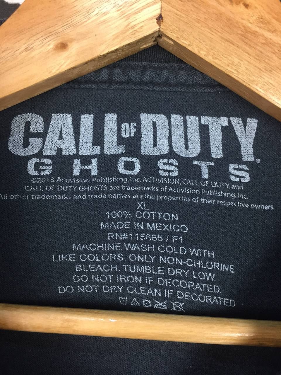 Playstation Vtg Distressed Call Of Duty: Ghosts Video Game Promo Tee Size US XL / EU 56 / 4 - 8 Thumbnail