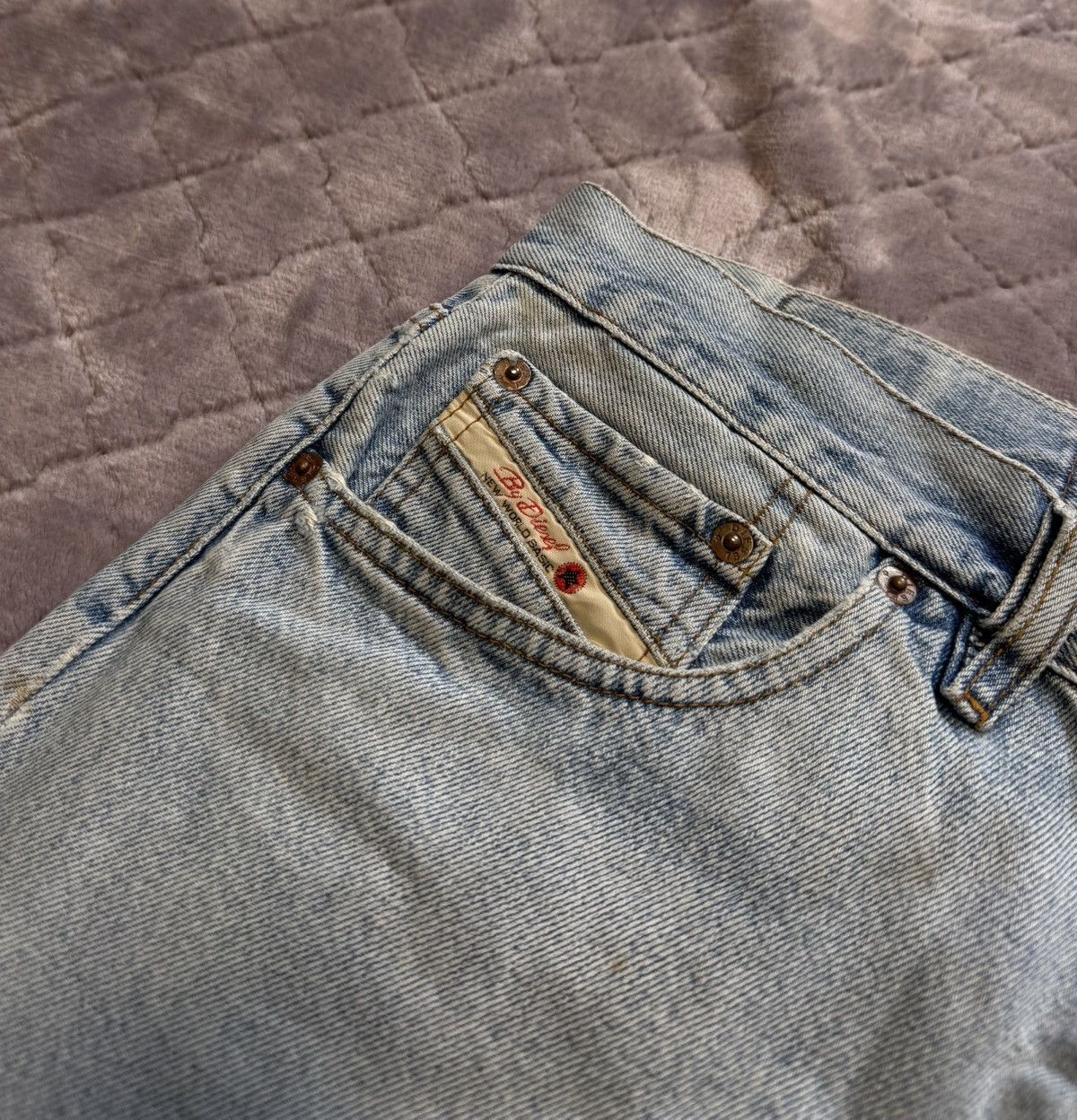 Diesel × Vintage Vintage Diesel Baggy Denim Shorts Size US 36 / EU 52 - 6 Thumbnail