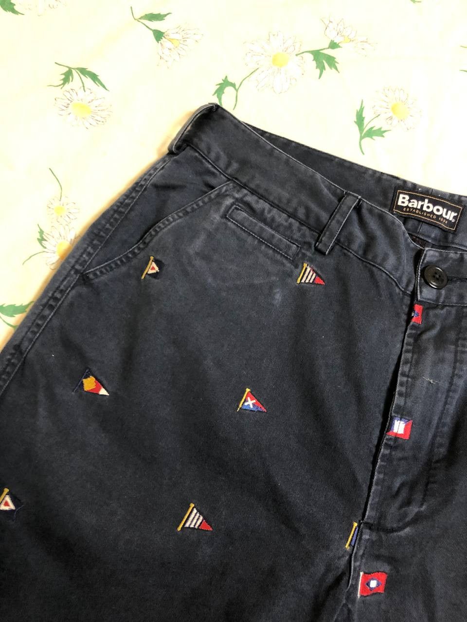 Barbour Barbour Stitched Flags Nautical Shorts Blue Navy Size US 32 / EU 48 - 4 Thumbnail