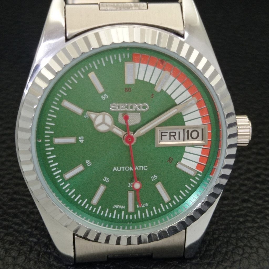 Seiko REFURBISHED VINTAGE SEIKO 5 AUTO JAPAN MENS WATCH a440722 Size 38 - 4 Thumbnail