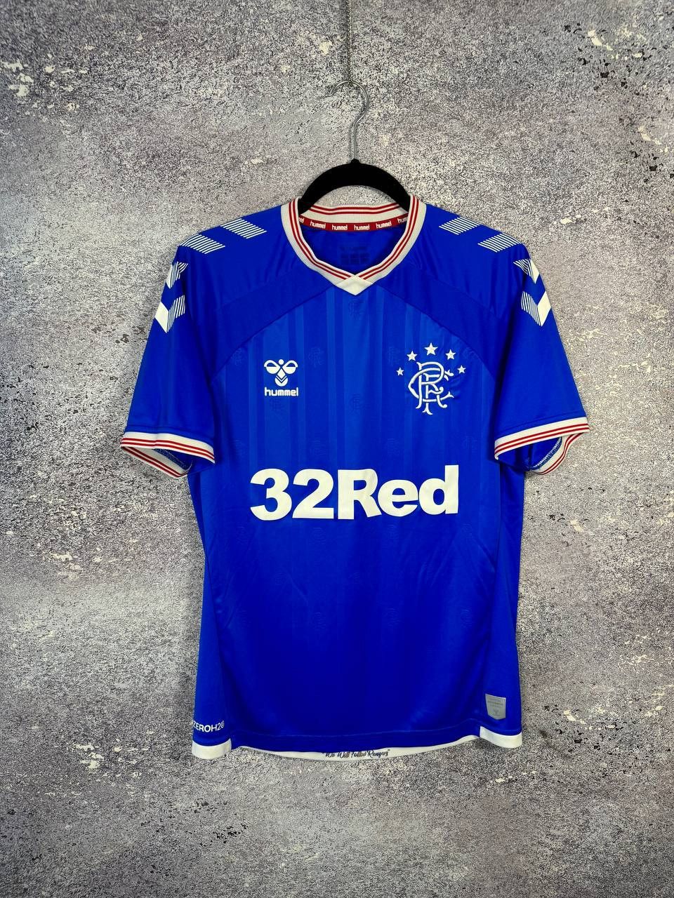 Hummel Vintage Rangers 2019/20 Hummel Soccer Jersey Size US M / EU 48-50 / 2 - 1 Thumbnail