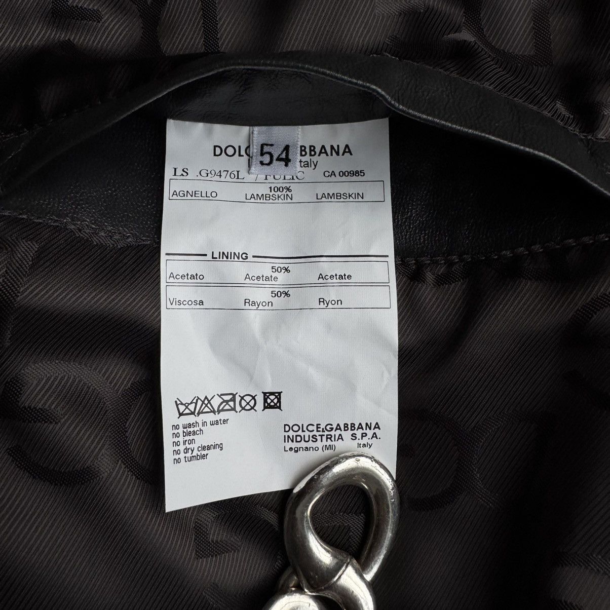 Dolce & Gabbana Dolce Gabbana FW2007 Quilted Padded Leather Café Racer Size US L / EU 52-54 / 3 - 12 Thumbnail