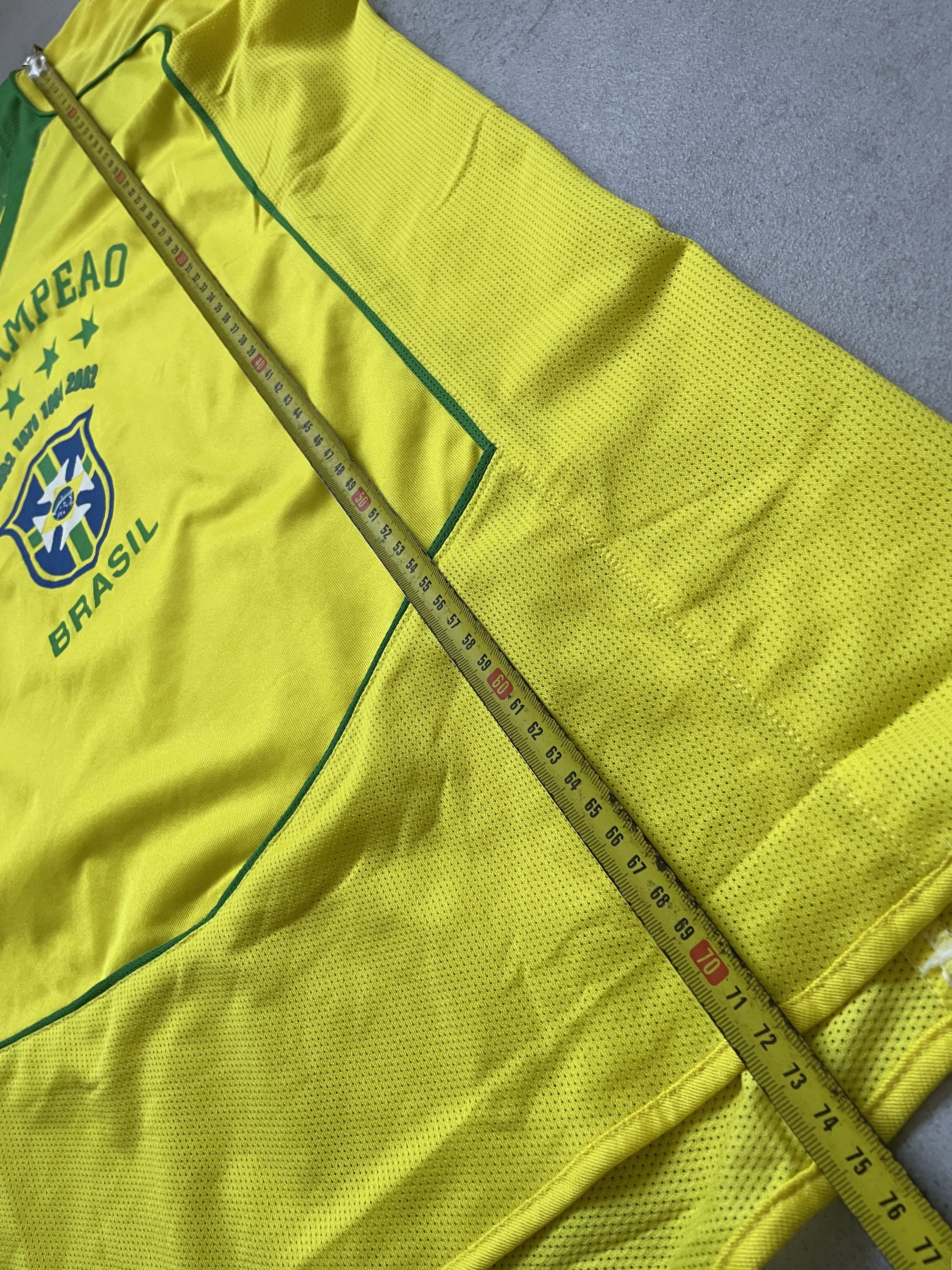 Vintage Y2K BRASIL BLOKECORE SOCCER JERSEY Size US L / EU 52-54 / 3 - 6 Thumbnail