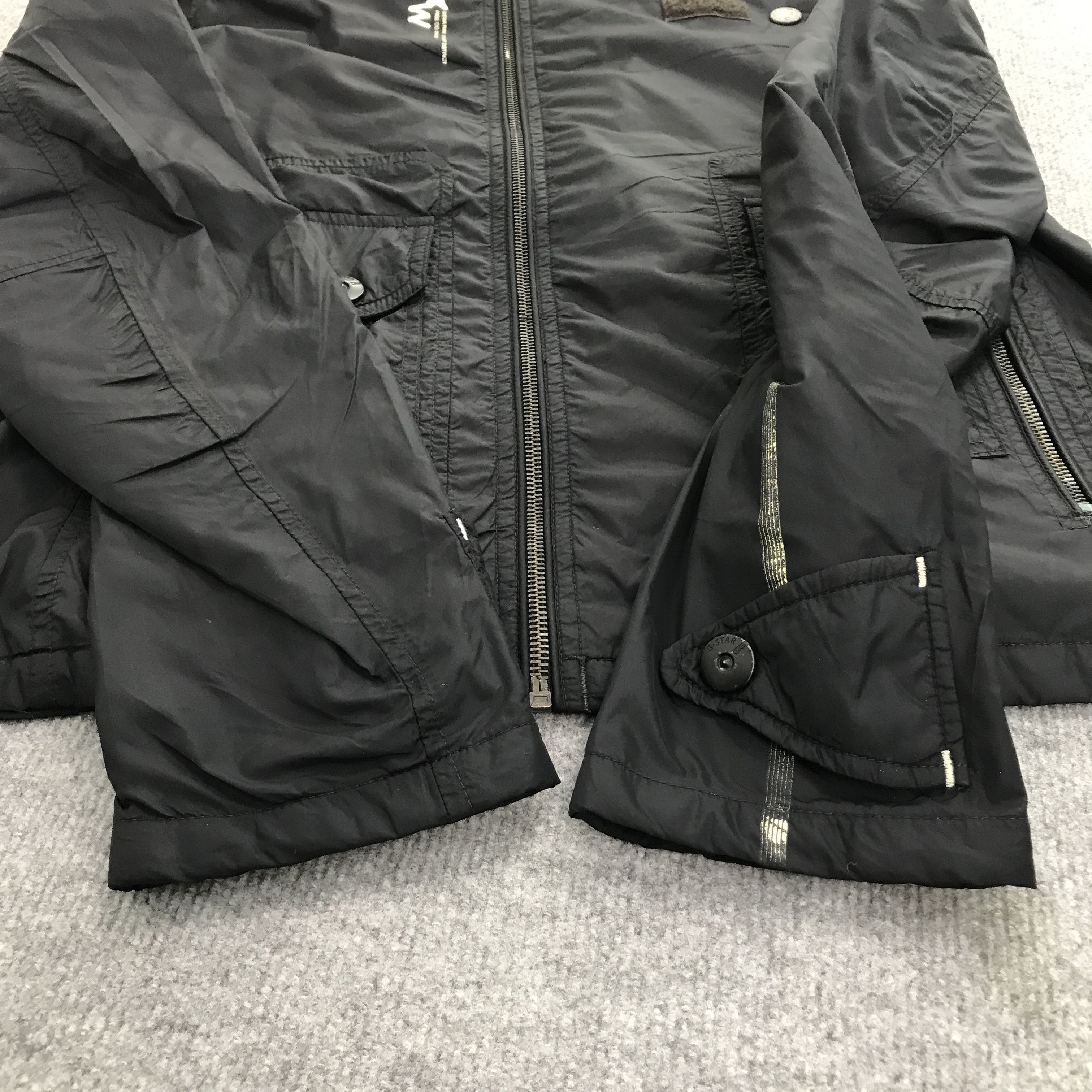 G-Star × Japanese Brand G-STAR RAW WINDBREAKER BIKER STYLE UP ZIPPER JACKET Size US L / EU 52-54 / 3 - 4 Thumbnail