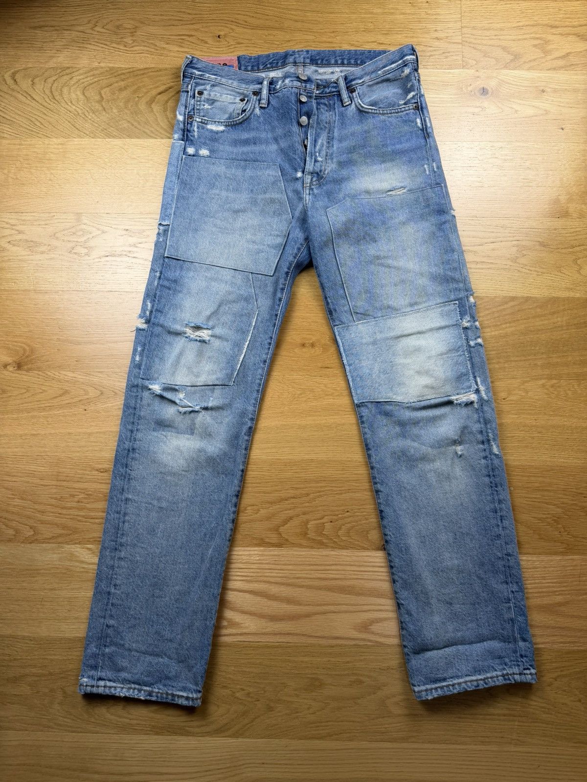 Acne Studios Acne Studios 1996 Vintage Patch Jeans 30/32 Size US 30 / EU 46 - 1 Thumbnail