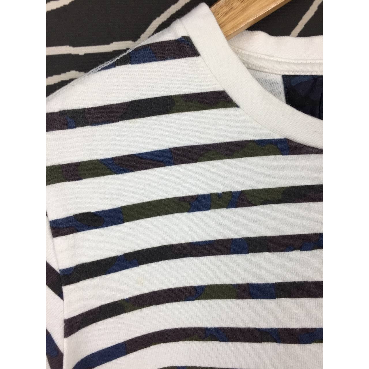 Beams Plus Beams Heart Camo Striped Pocket Longsleeve Tee Size US S / EU 44-46 / 1 - 4 Thumbnail