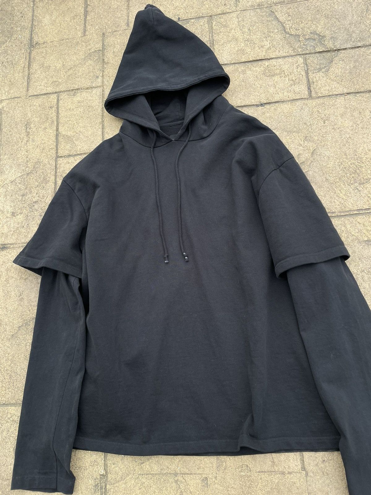 Balenciaga Balenciaga Yeezy Gap DMX Double Layered Hoodie SAMPLE Size US L / EU 52-54 / 3 - 2 Thumbnail