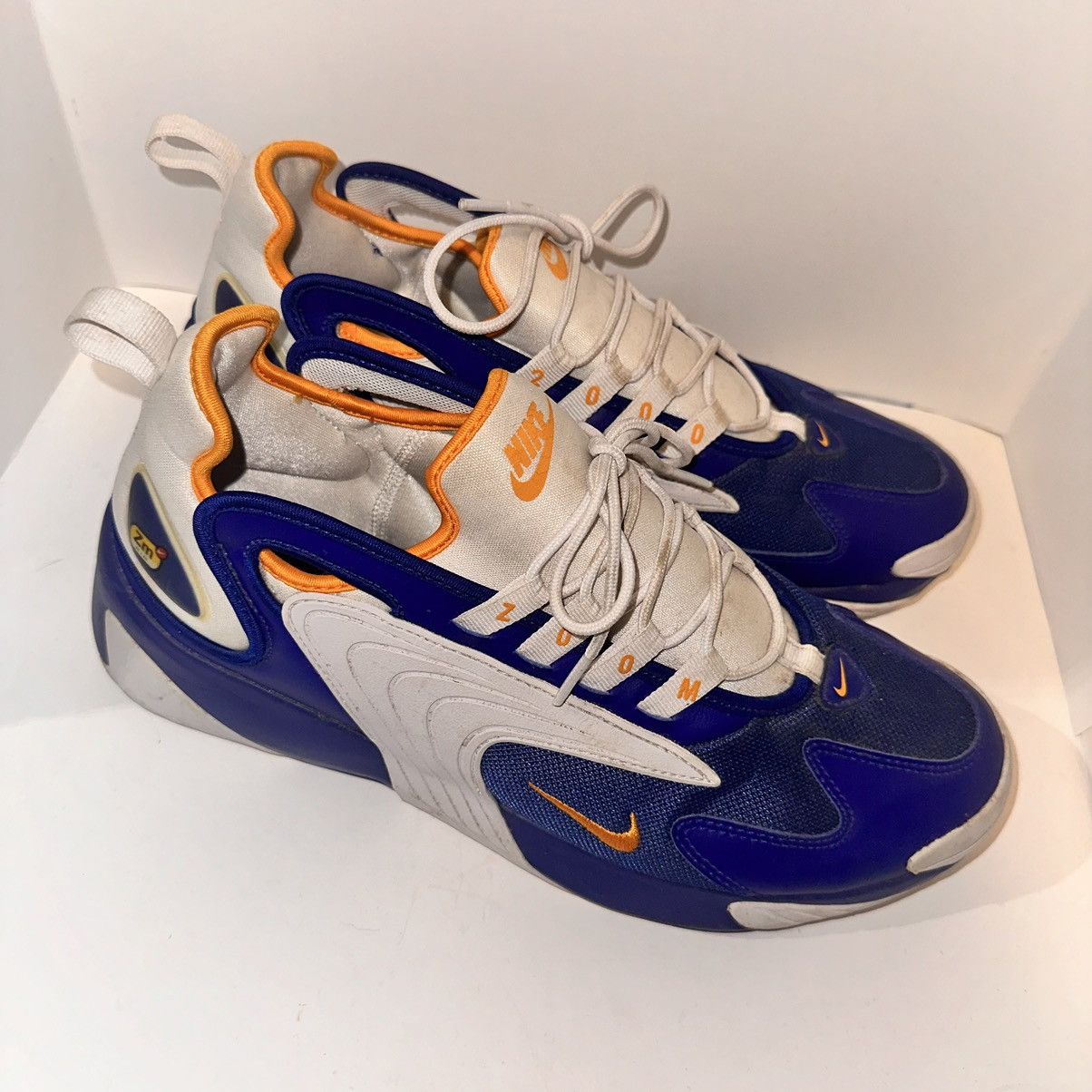 Nike Nike Air Zoom Low Blue Yellow White 10.5 Size US 10.5 / EU 43-44 - 2 Thumbnail