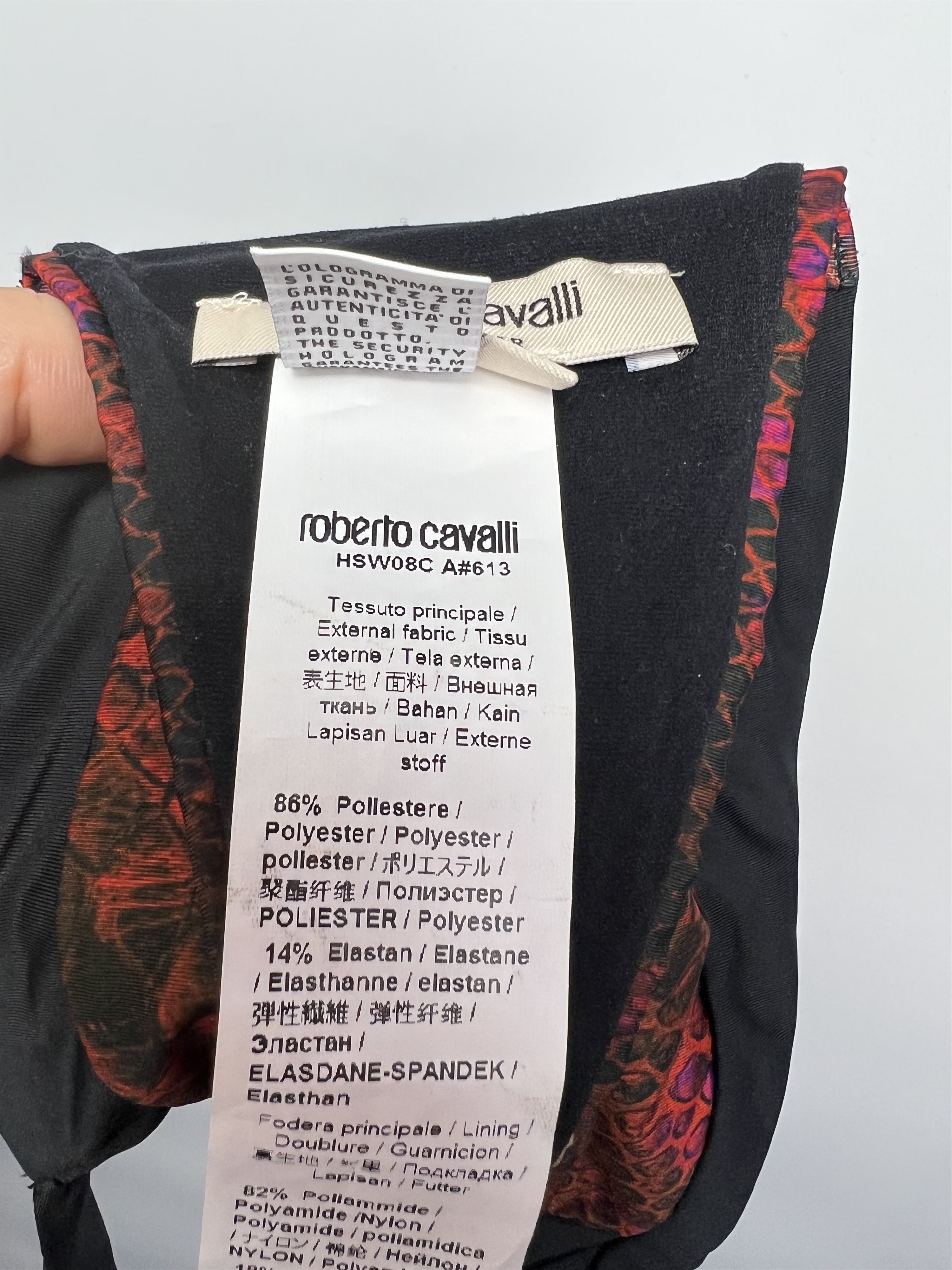 Roberto Cavalli Roberto Cavalli Beachwear Swimsuit Snake Print Size M Size ONE SIZE - 9 Thumbnail