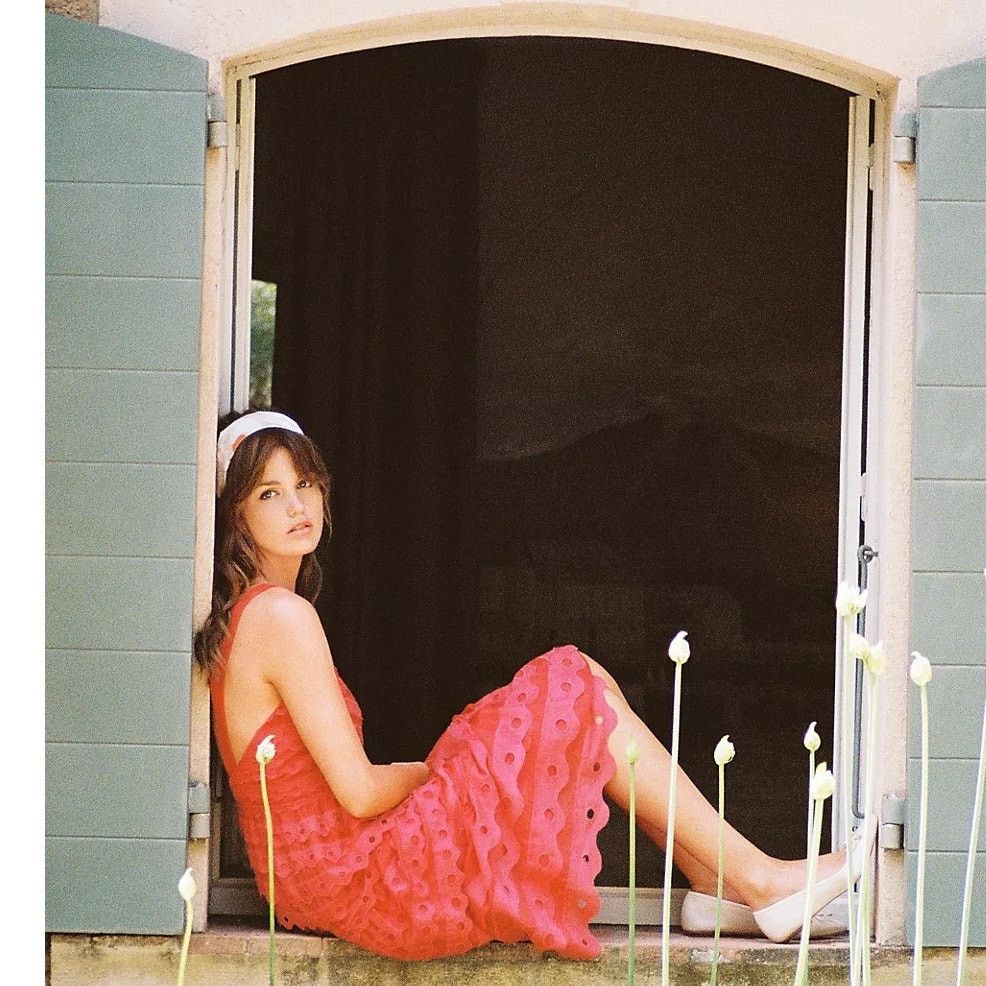 Anthropologie New Anthropologie Maeve Eyelet Halter Midi Dress $260 SIZE 6 Size M / US 6-8 / IT 42-44 - 5 Thumbnail
