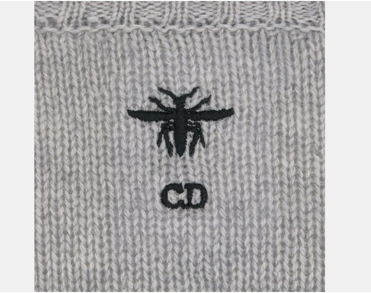 Dior o1w1db11124 Embroidered Sweater in Multicolor Size XL / US 12-14 / IT 48-50 - 3 Thumbnail