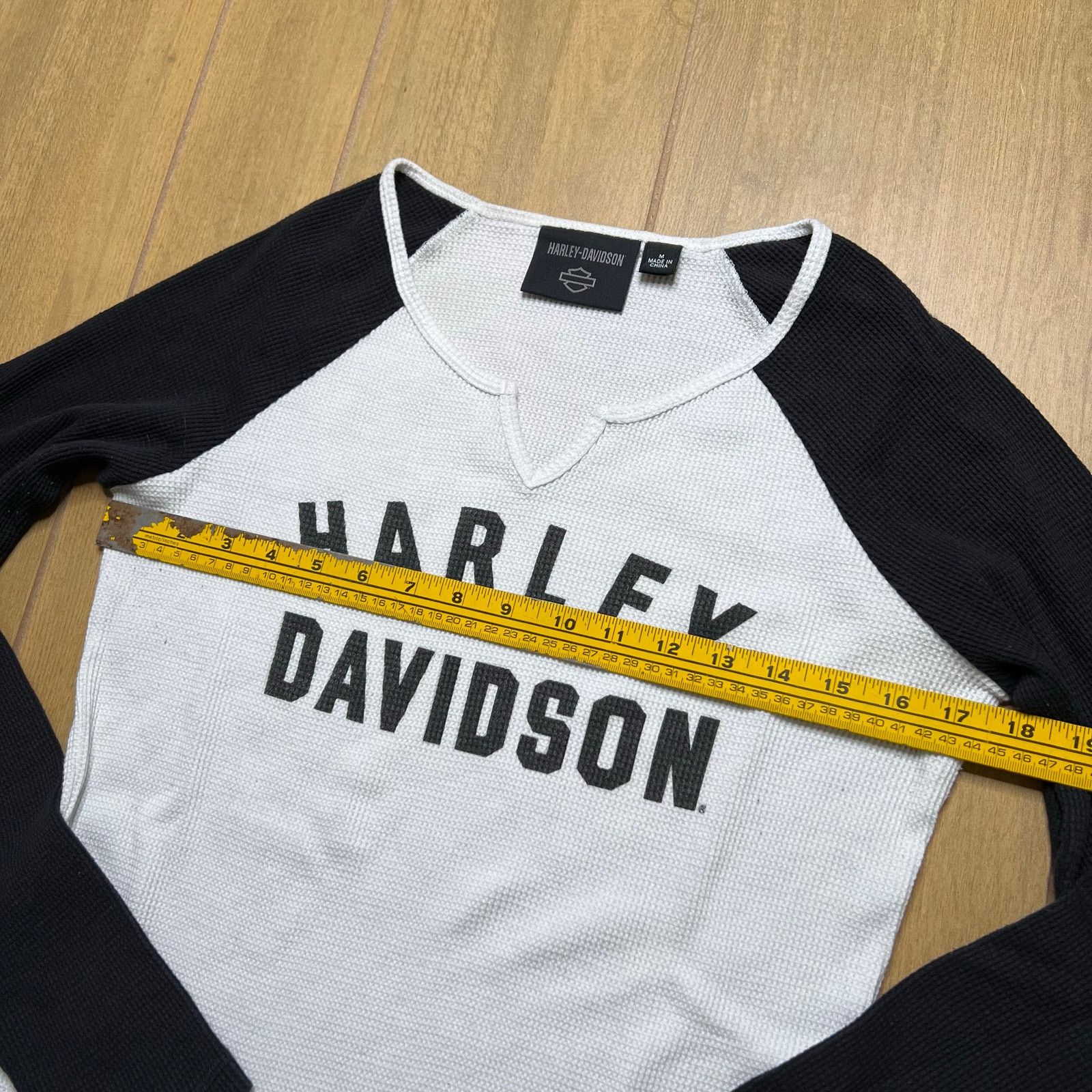 Harley Davidson Y2K Harley-Davidson Notch NeckThermal Shirt Medium biker Size M / US 6-8 / IT 42-44 - 4 Thumbnail