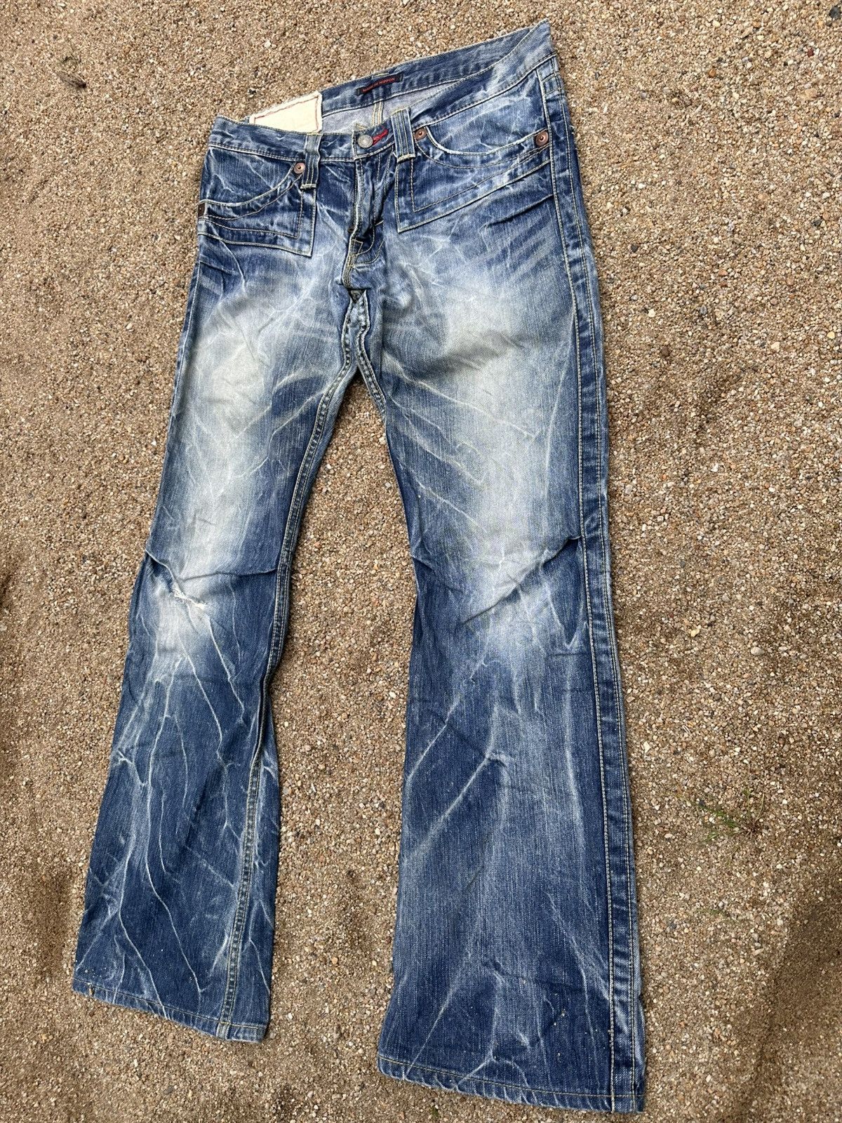 If Six Was Nine Vintage Blue way boot cut Size US 33 - 8 Thumbnail