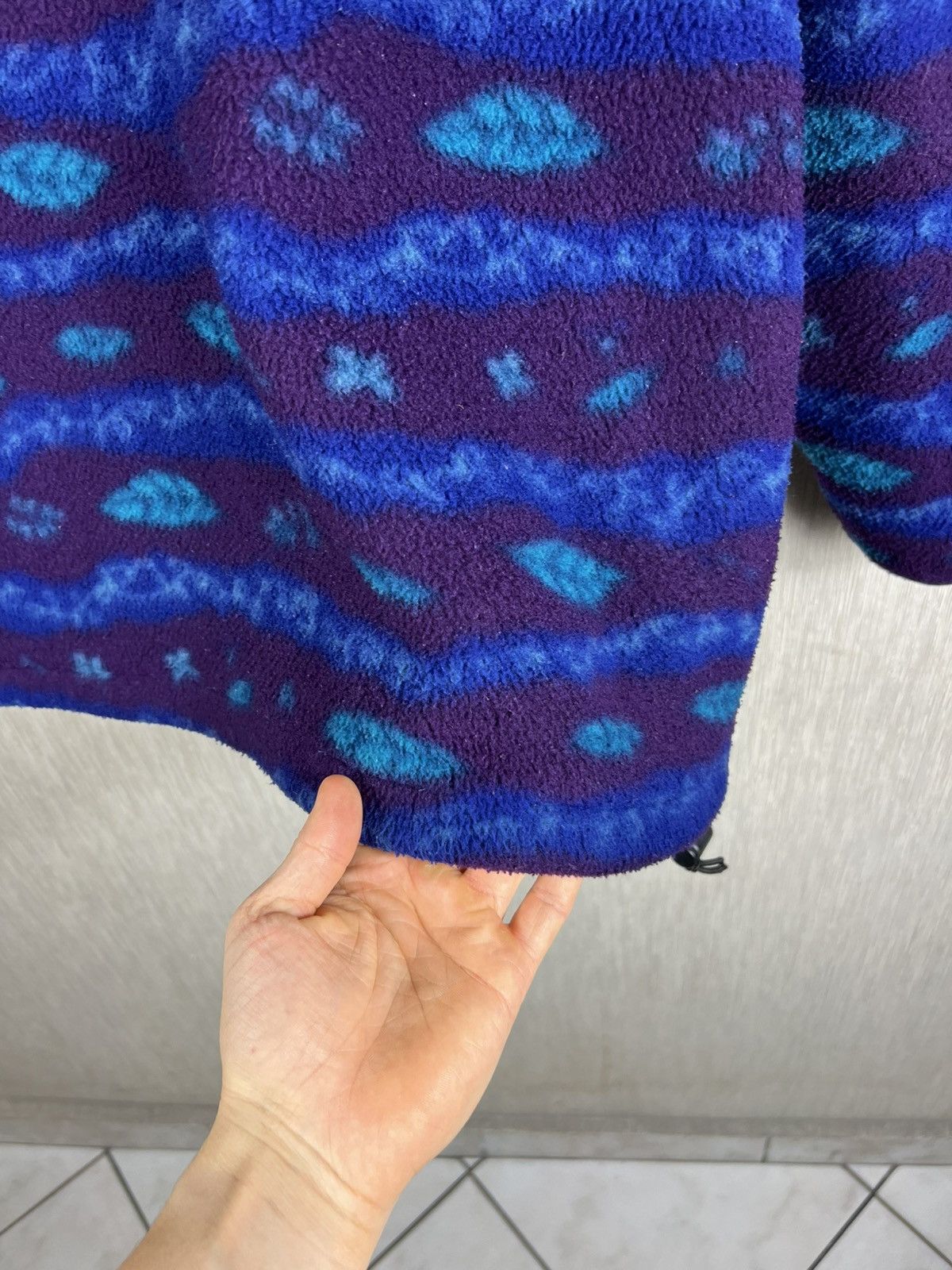 L.L. Bean Vintage L.L. Bean 90s synchilla leaf patterned retro fleece Size US M / EU 48-50 / 2 - 8 Thumbnail