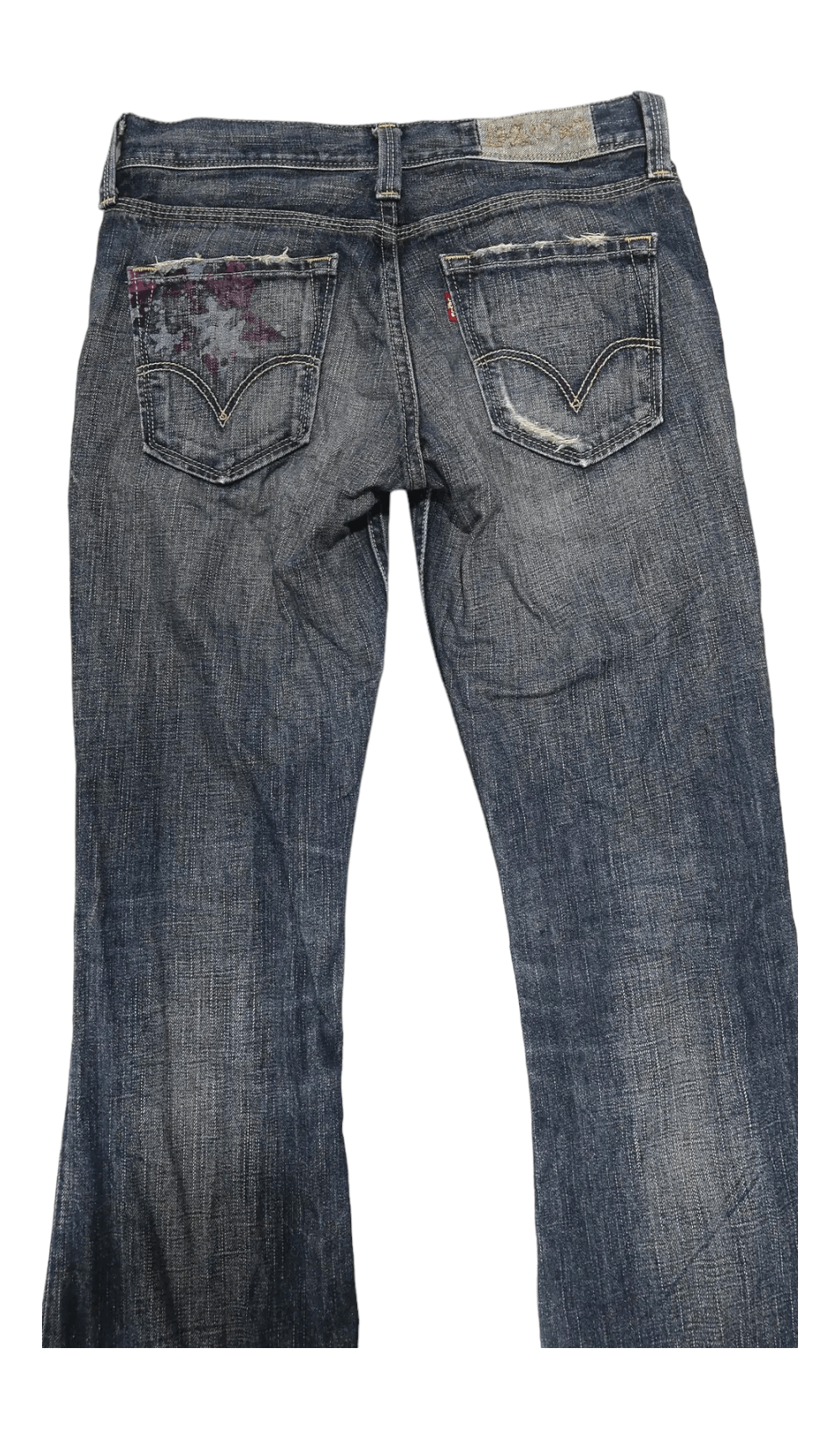 Levi's Vintage Levi's LP926 Distressed Denim Flared Jeans Size 29" - 11 Thumbnail