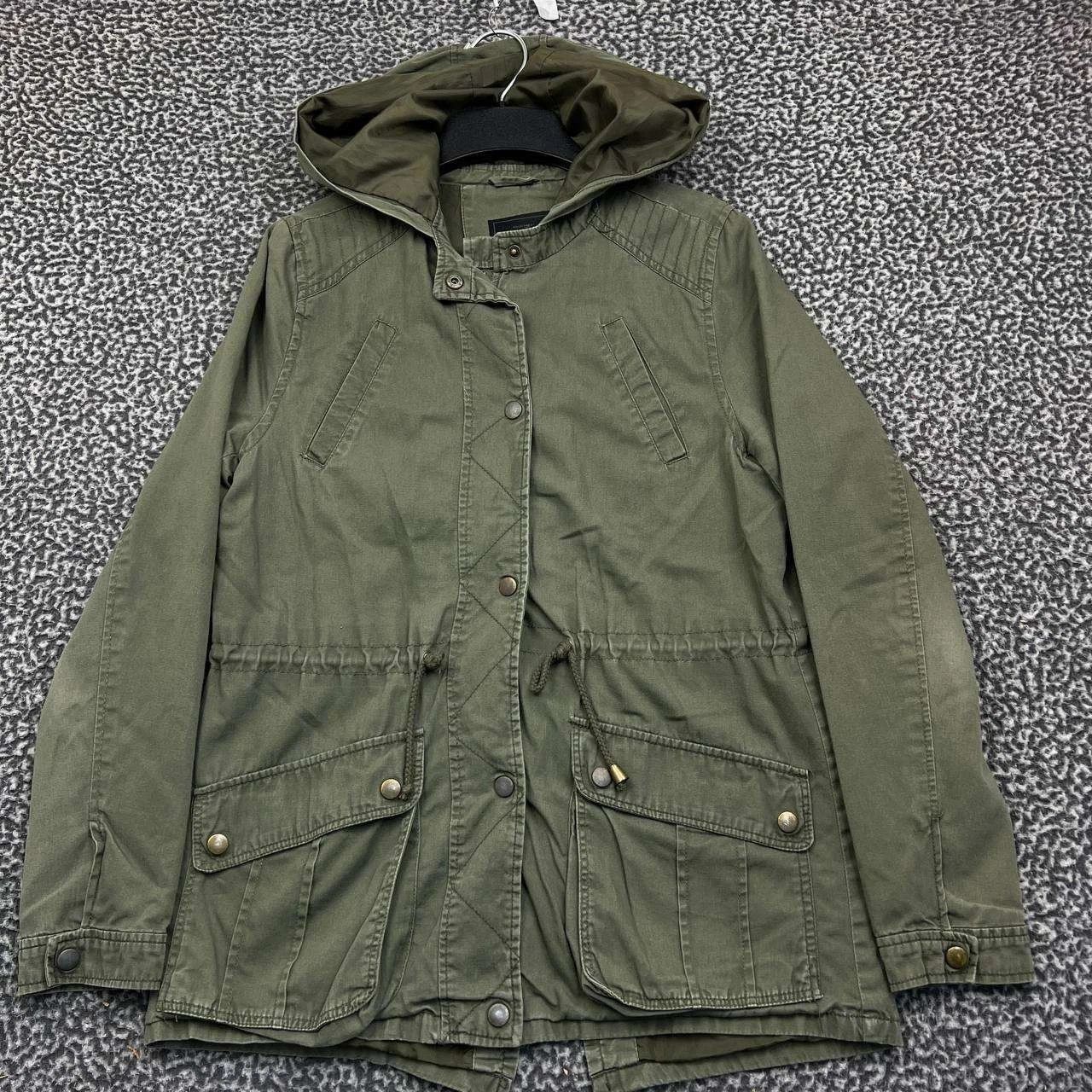 Other Miss London Utility Jacket Women Green Snap Button Pockets L Size L / US 10 / IT 46 - 1 Thumbnail