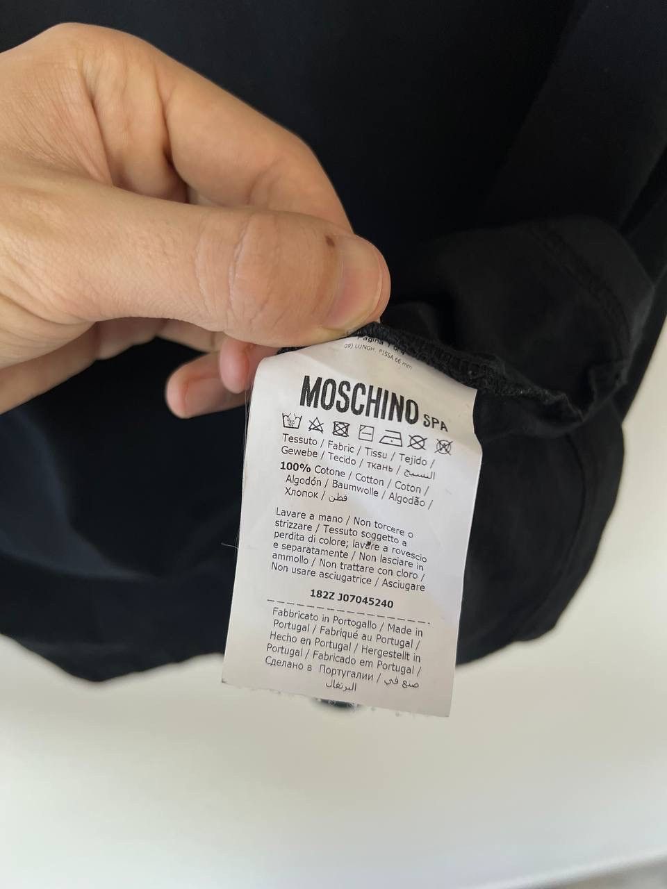 Moschino Moschino Couture Molano Italy T shirt Big Logo Rare Luxury M Size US M / EU 48-50 / 2 - 12 Thumbnail