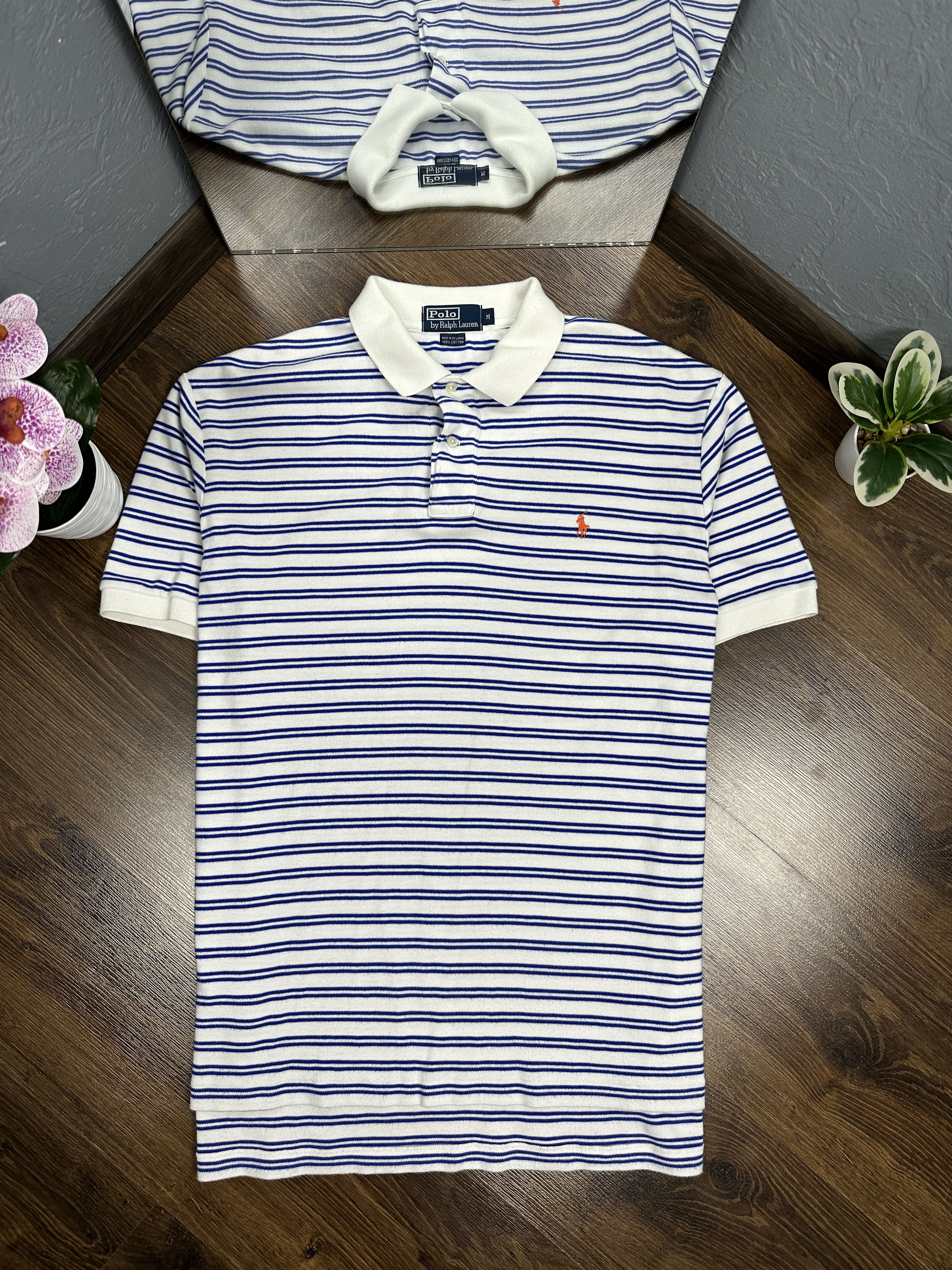 Polo Ralph Lauren × Ralph Lauren Polo Ralph Lauren Vintage Polo Striped Shirt Size US M / EU 48-50 / 2 - 1 Thumbnail