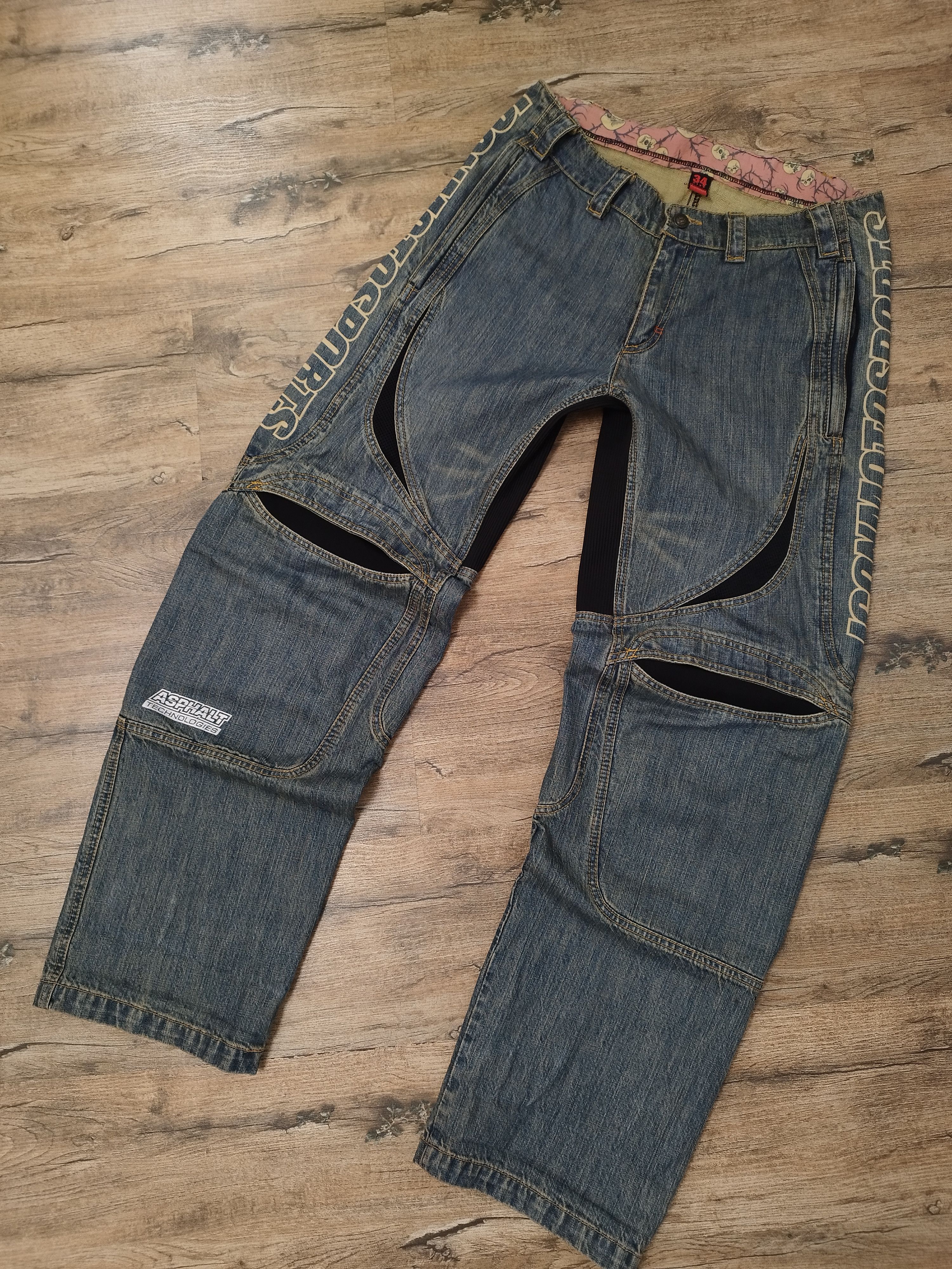 ICON Motorsports Vintage Icon Motosports Heavyweight Riding Jeans Baggy Moto Size US 34 / EU 50 - 3 Thumbnail