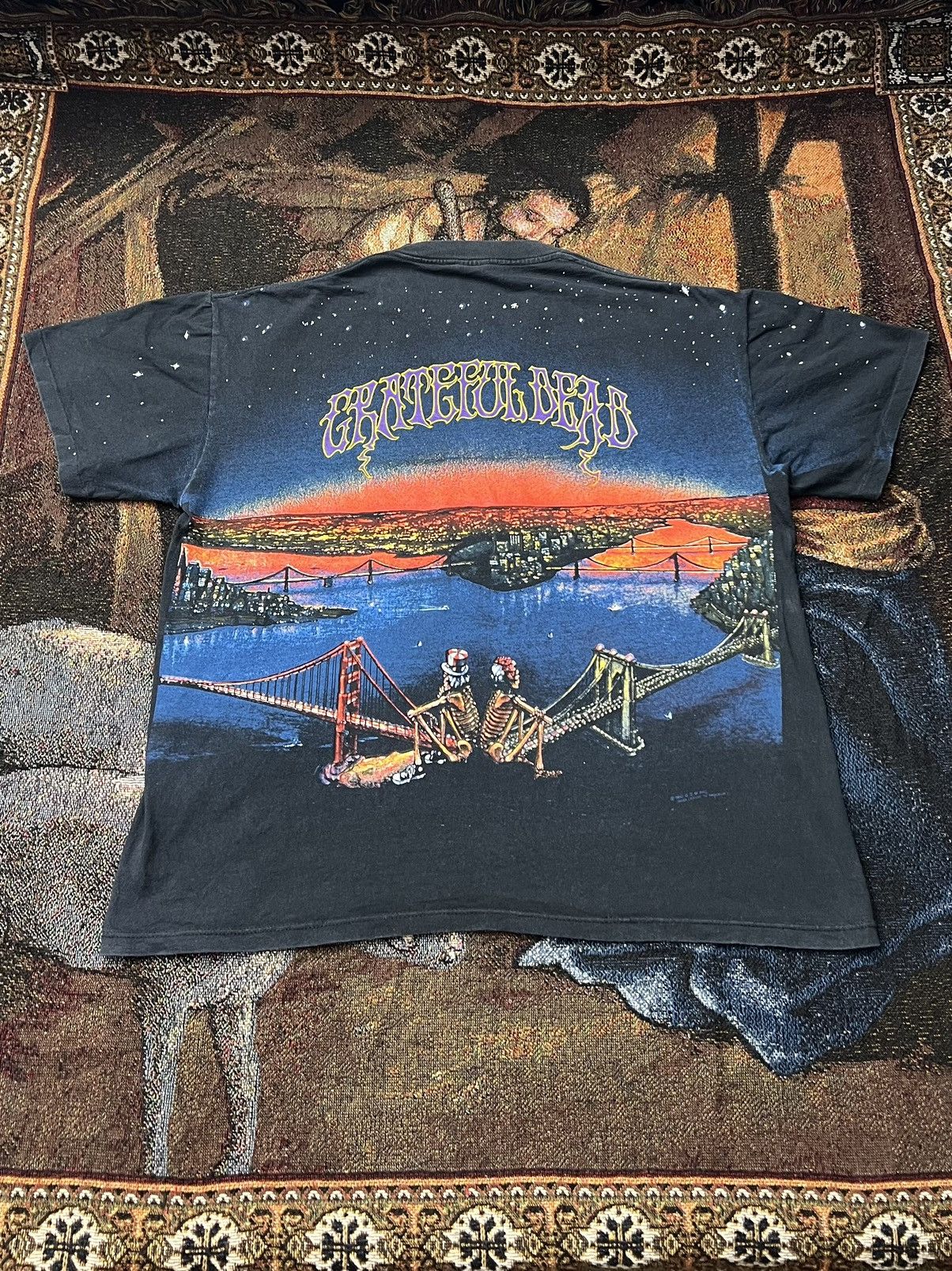Band Tees Vintage Grail '90 Grateful Dead San Fransisco AOP Tee Size US XL / EU 56 / 4 - 3 Thumbnail