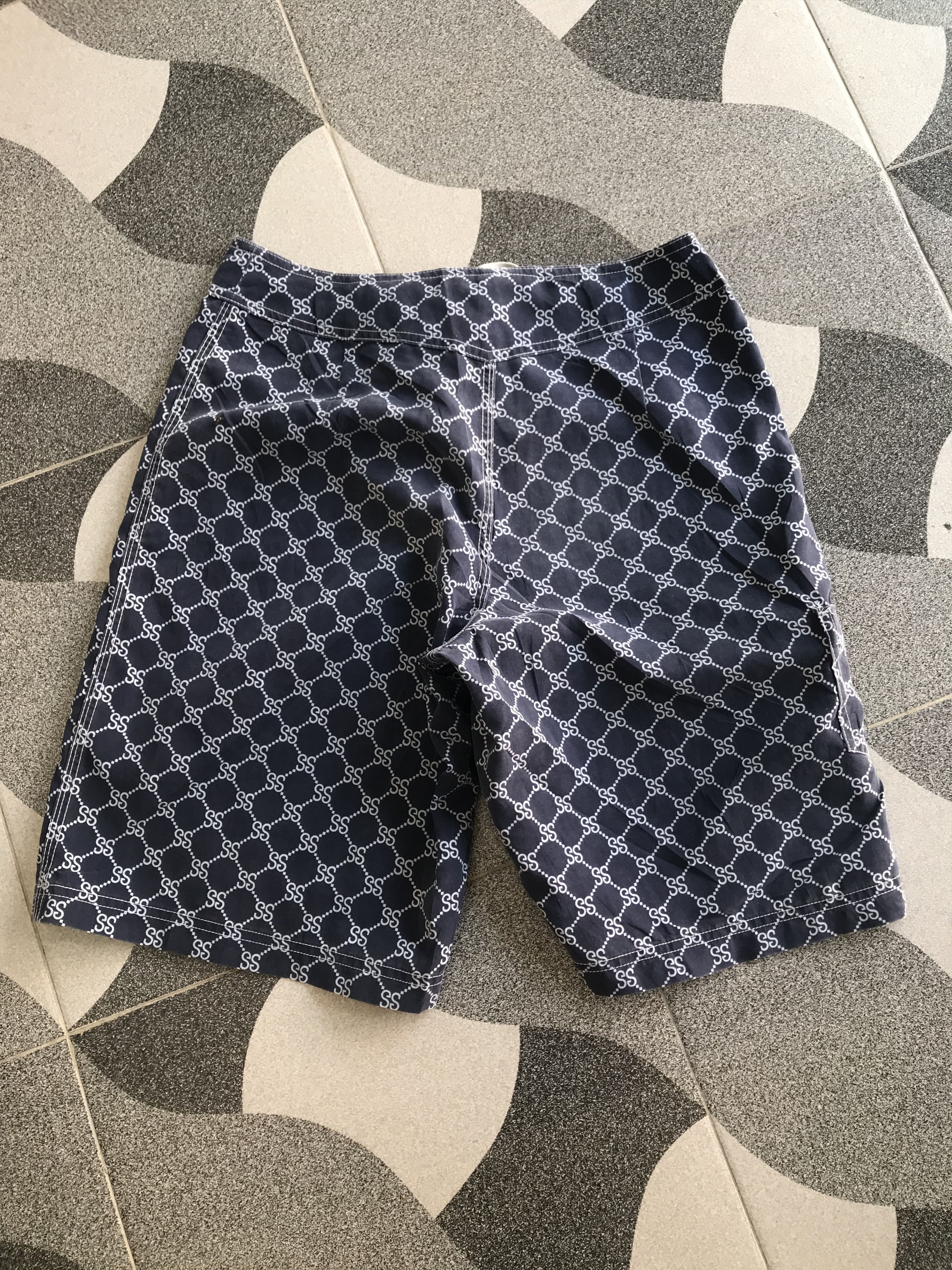 Stussy Vintage Stussy Monogram Shorts Size US 30 / EU 46 - 2 Thumbnail