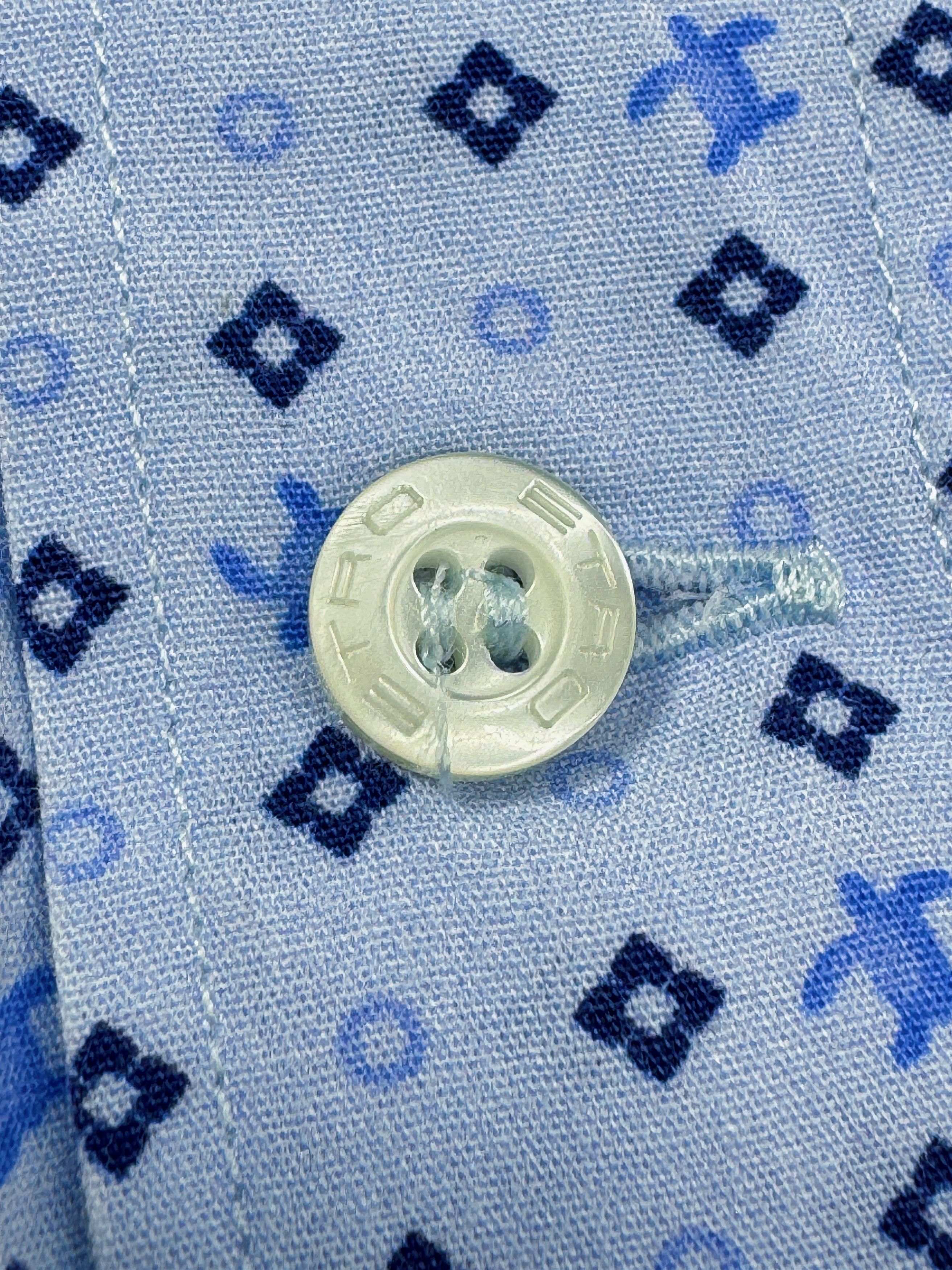 Etro Etro Shirt Light Blue & Geometric Turtles Size US L / EU 52-54 / 3 - 9 Thumbnail