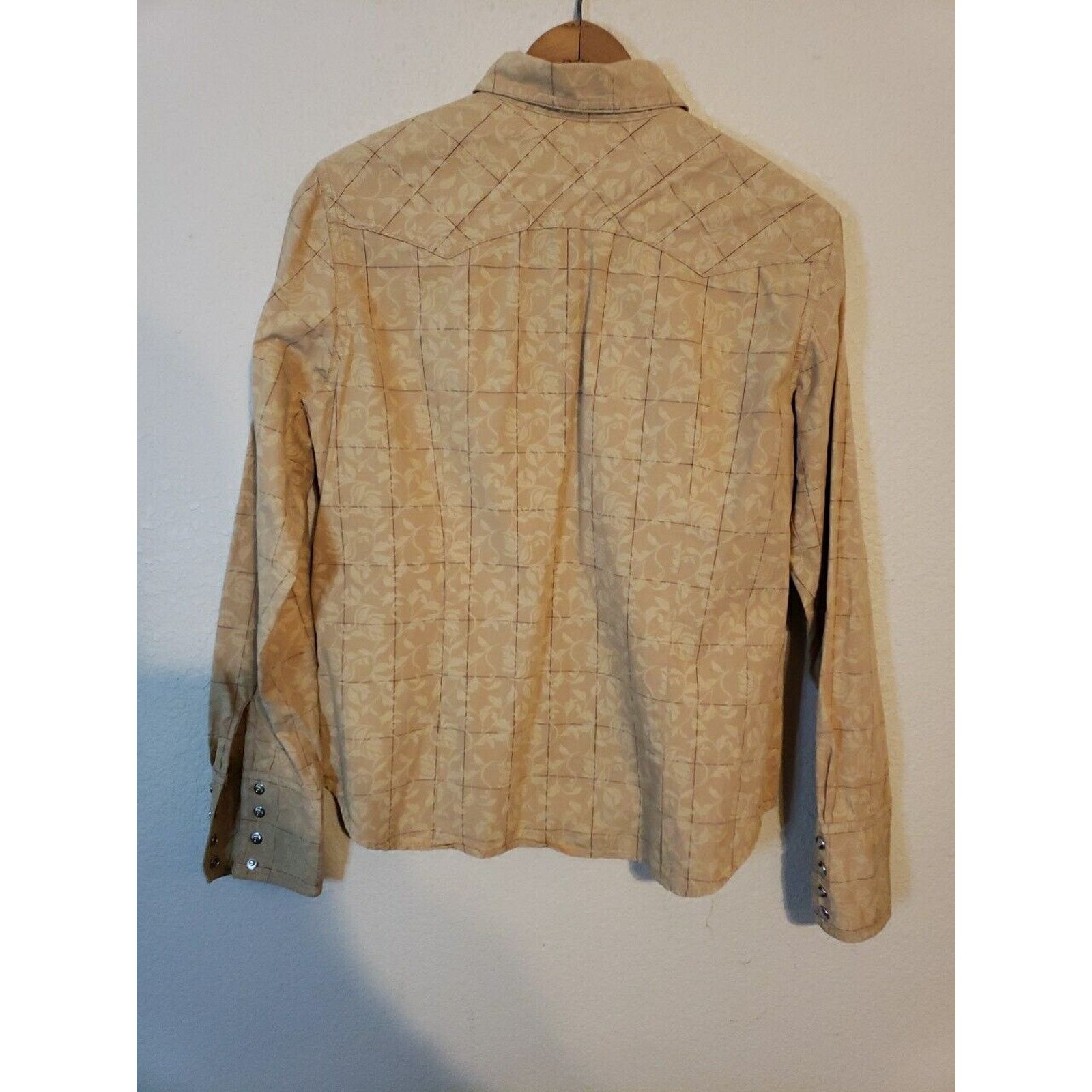 Roper Roper Womens Medium Western PearlSnap Shirt Floral Vines Size M / US 6-8 / IT 42-44 - 15 Thumbnail