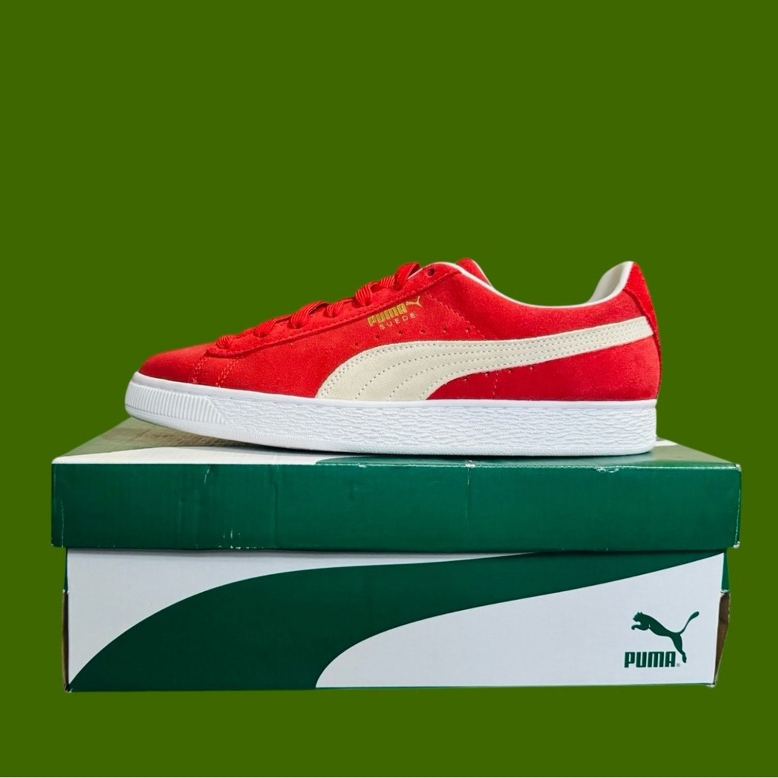 Puma Puma Suede Vintage High Risk Red Shoes Size US 9.5 / EU 42-43 - 1 Thumbnail