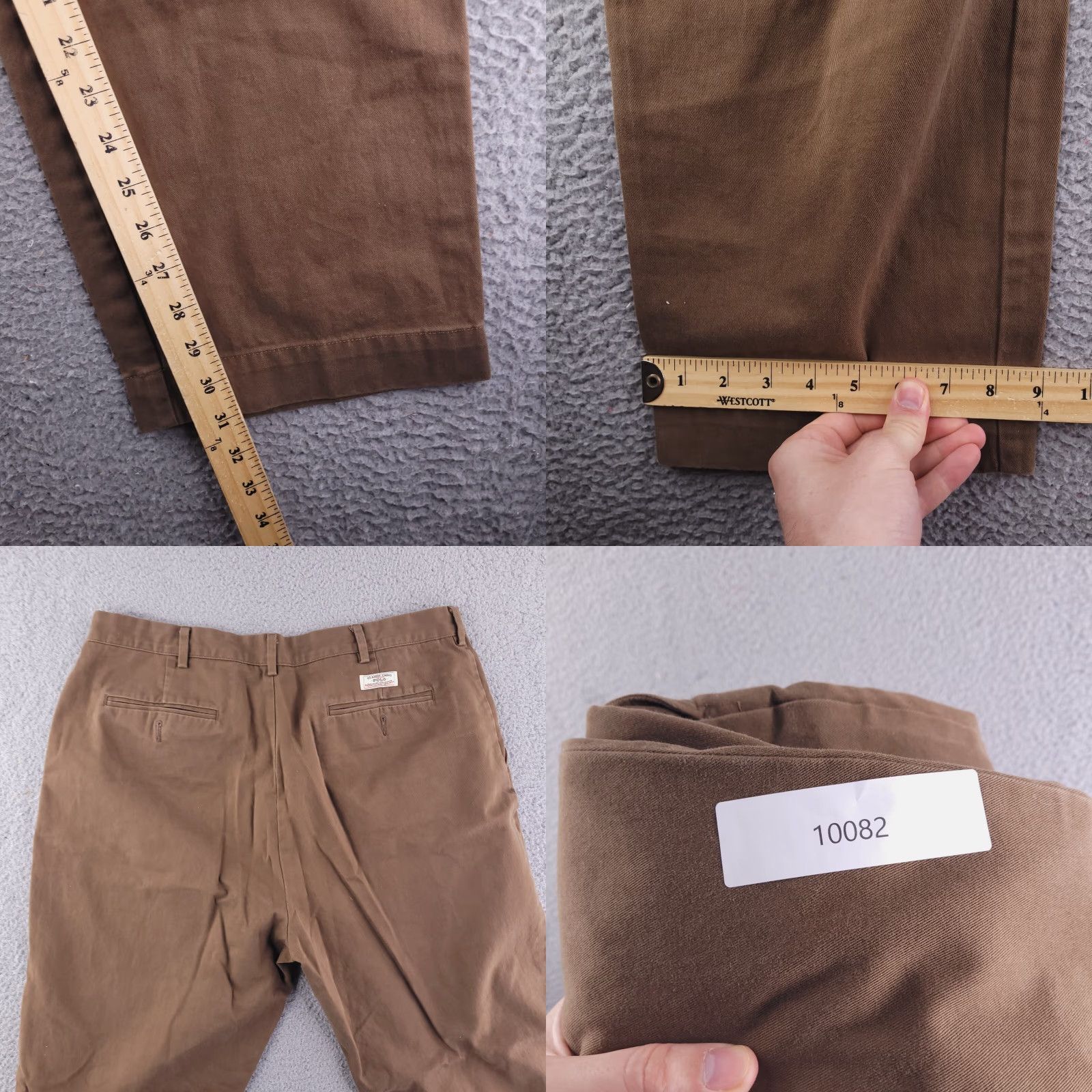 Polo Ralph Lauren Polo Ralph Lauren Pants Mens 36x31 Relaxed Straight Fit Chino Brown 36 Inseam 31in Mens Size US M / EU 48-50 / 2 - 8 Thumbnail