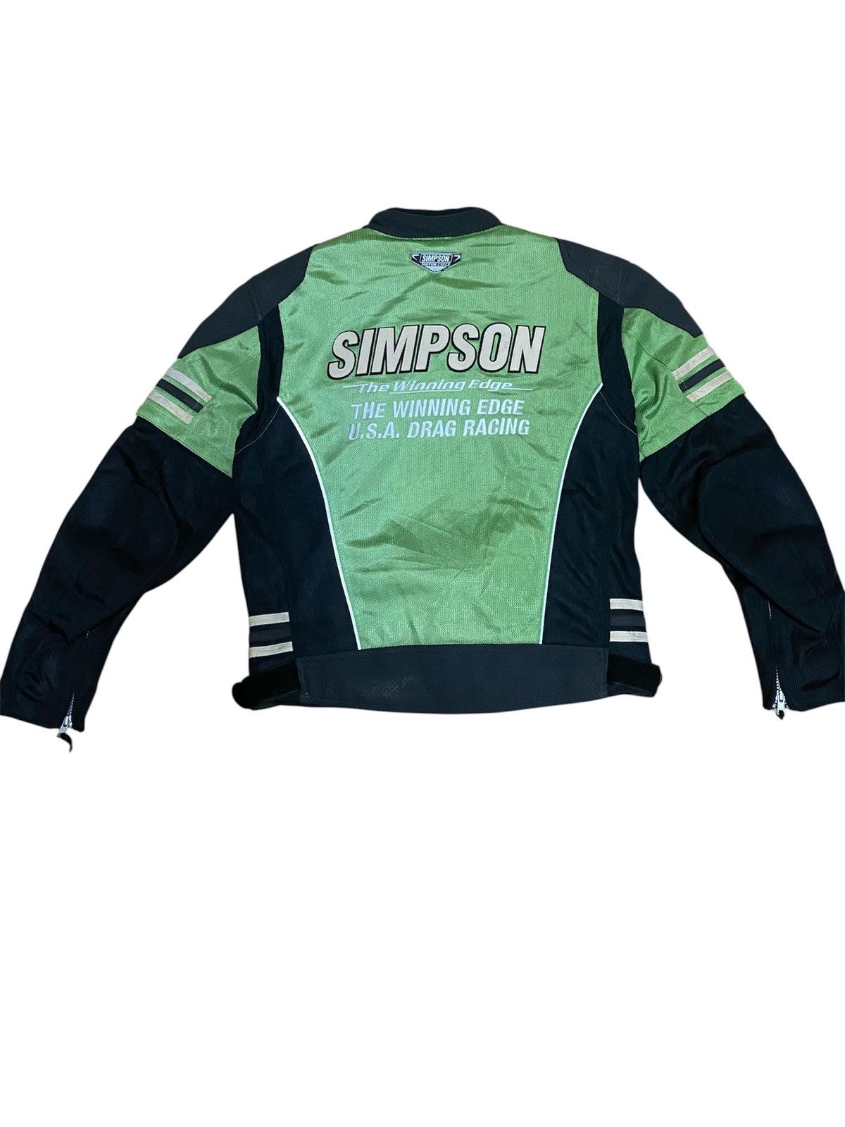 Sports Specialties Vintage 90s Simpson The Winning Edge Racing Suit Jacket Size US M / EU 48-50 / 2 - 4 Thumbnail