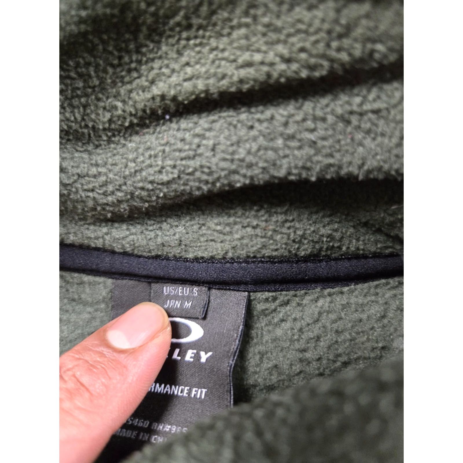 Oakley Oakley Sweatshirt Mens Small Green Fleece Pullover Performance Fit Pockets Logo Size US S / EU 44-46 / 1 - 6 Thumbnail