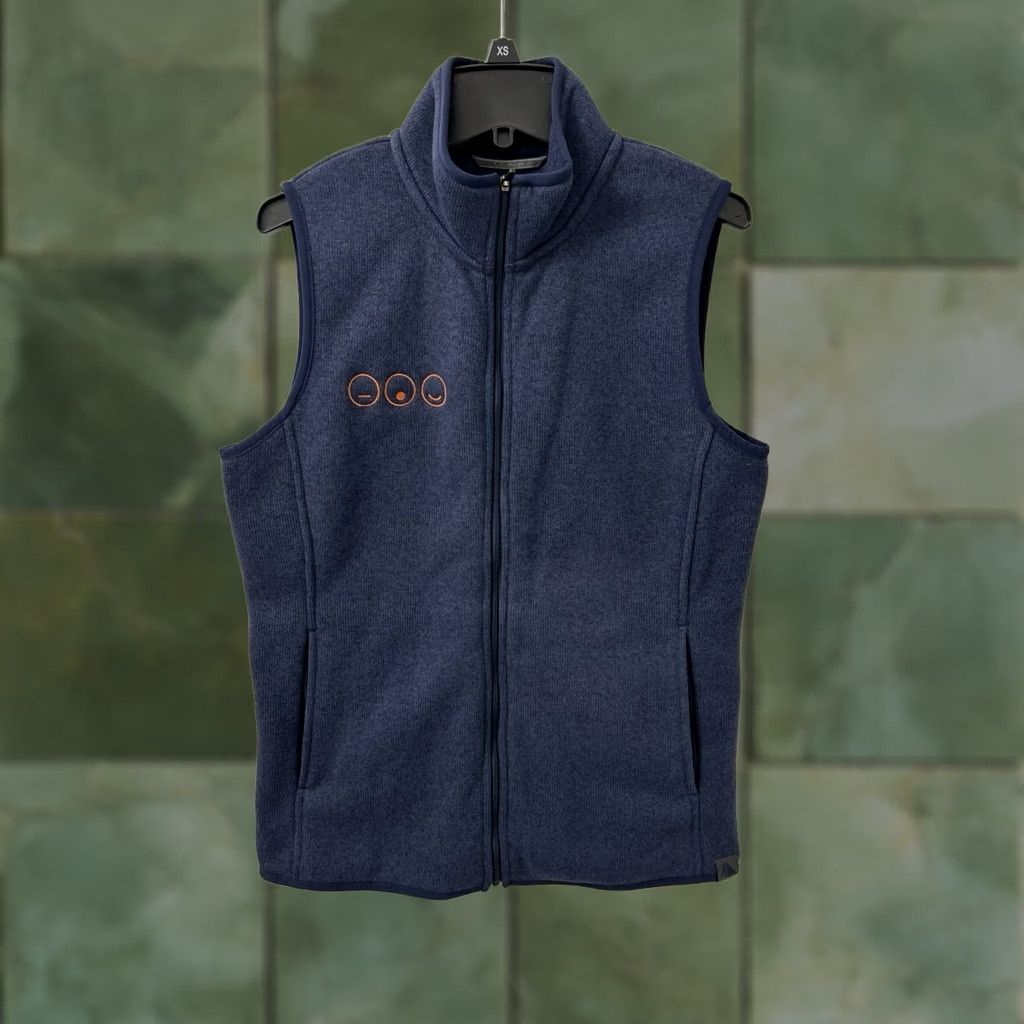 Vintage LL Bean Vest Womens Small Navy Blue Full Zip Pockets Fleece Lightweight Casual Winter Bodywarmer Size S / US 4 / IT 40 - 1 Thumbnail