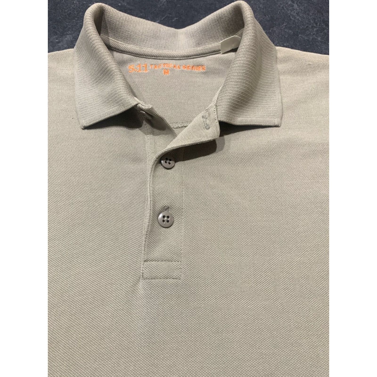 Vintage 5.11 Tactical Polo Shirt Men’s Medium Beige Cotton Short Sleeve Size US M / EU 48-50 / 2 - 3 Thumbnail