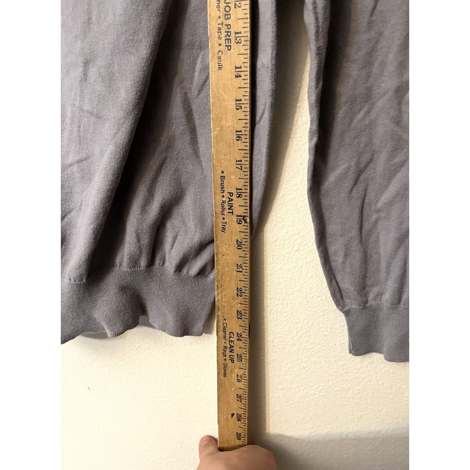 J.Crew J.Crew Women’s V-Neck Gray Sweater Long Sleeve Sz Medium Pullover M Women’s Size M / US 6-8 / IT 42-44 - 5 Thumbnail