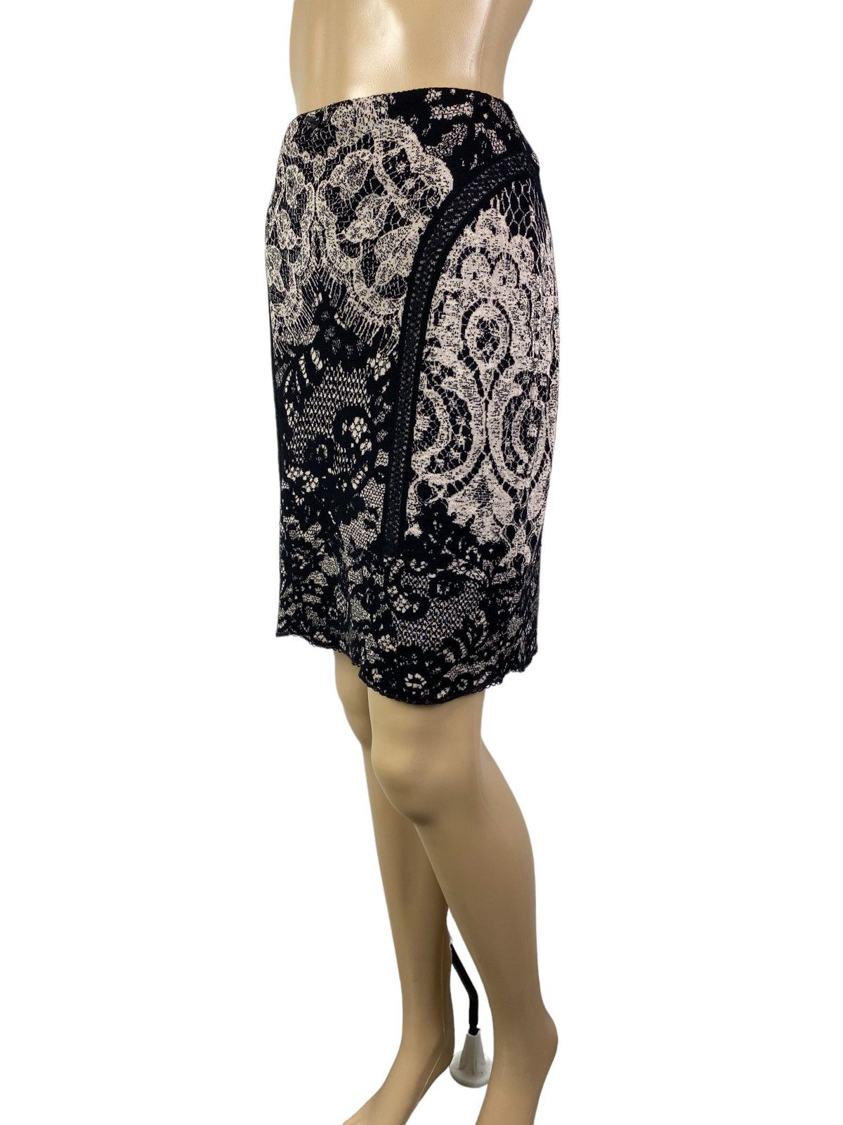 Other Marc Cain Midi Skirt Wool-Cotton Embroidered Mesh size 2 Size 27" / US 4 / IT 40 - 4 Thumbnail