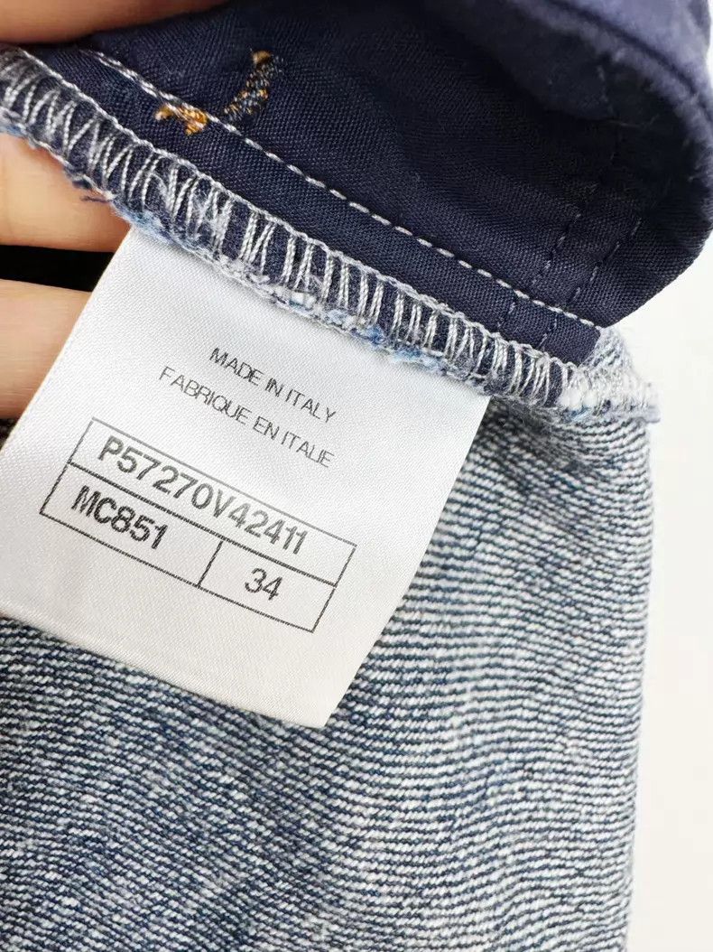Chanel Chanel Denim skirt Size 42" / US 20 - 4 Thumbnail