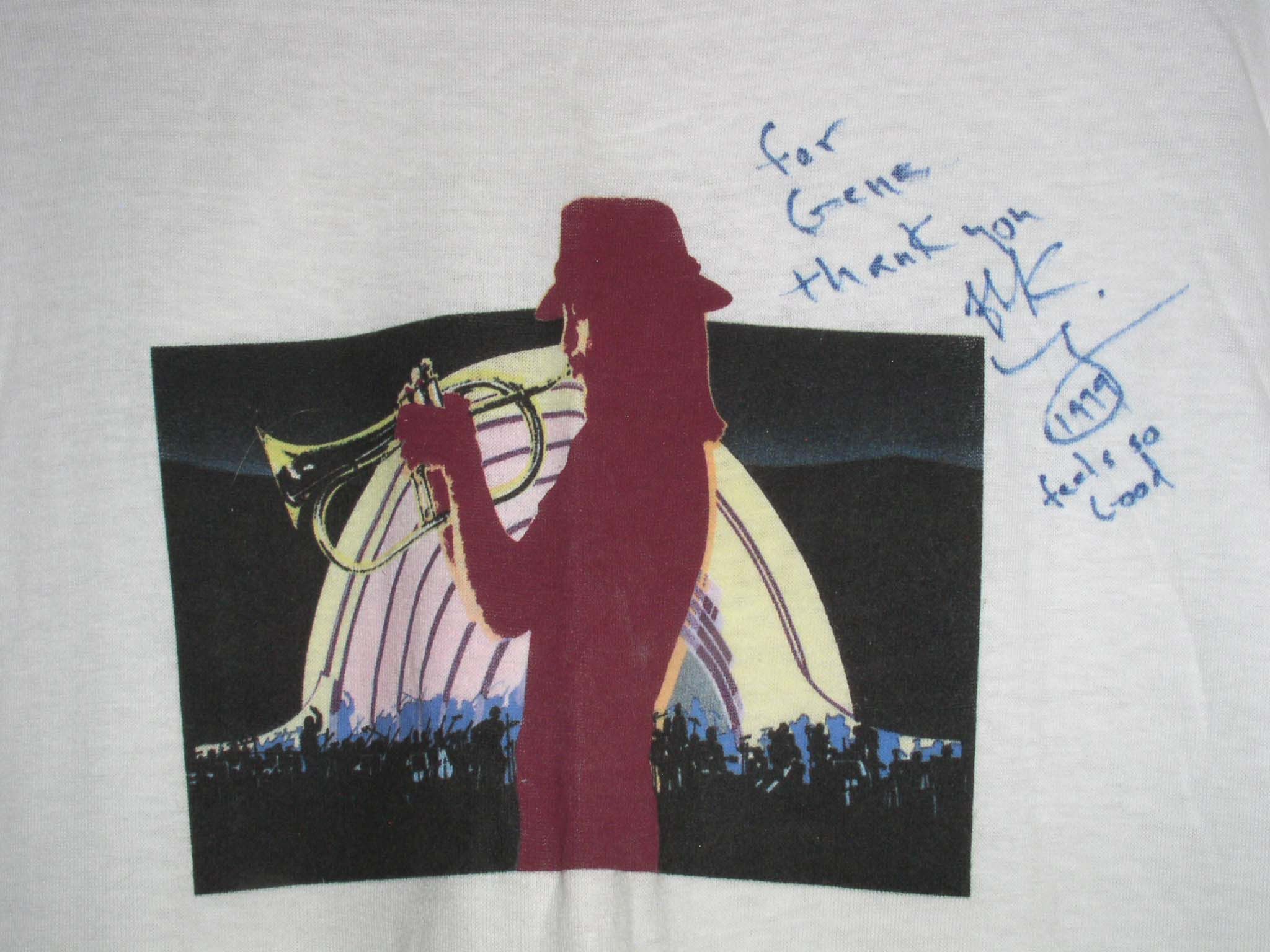 Band Tees Chuck Mangione Autographed Concert Shirt 1979 Hollywood Bowl Size US XL / EU 56 / 4 - 3 Thumbnail