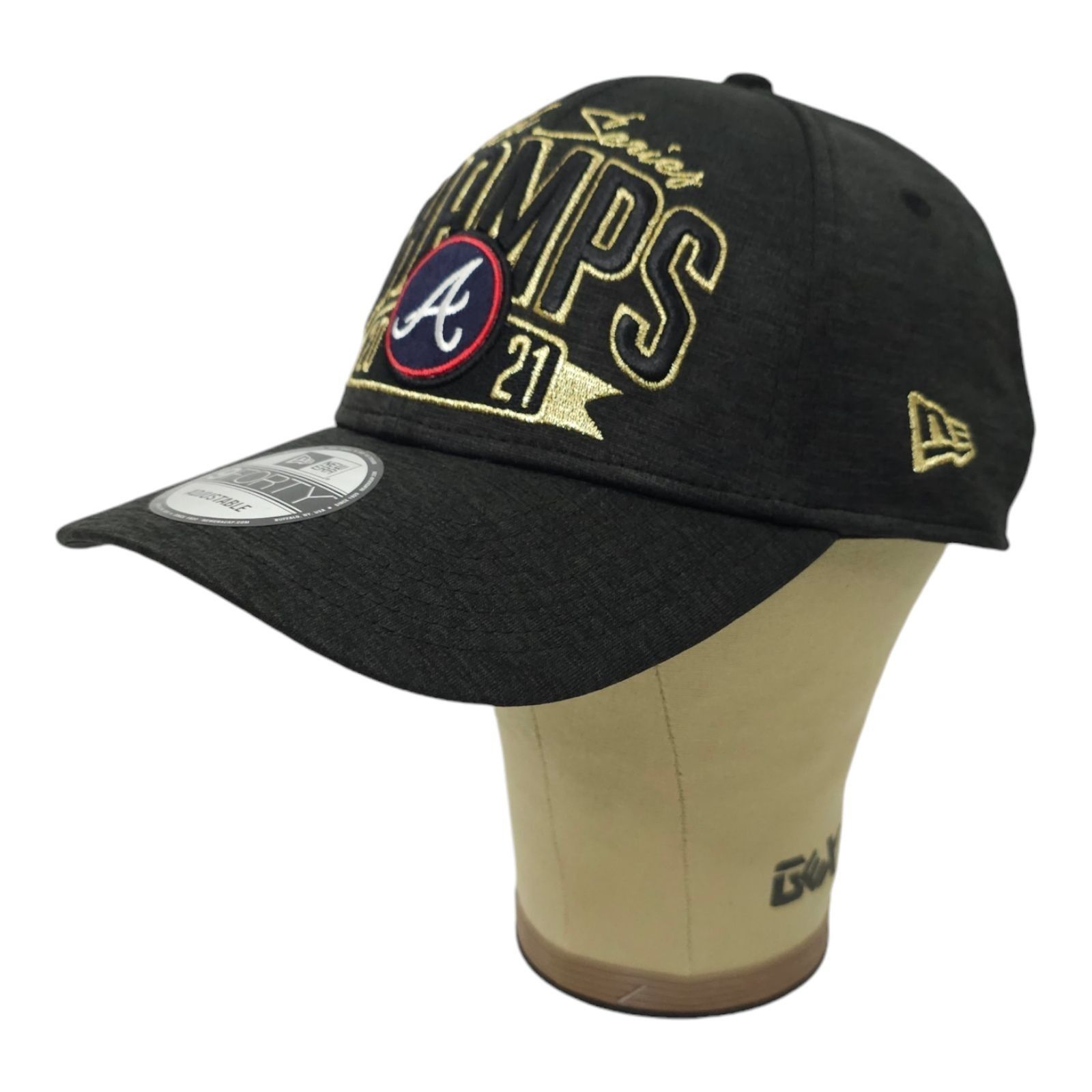 New Era Atlanta Braves Snapback Hat MLB 2021 World Series Champs Cap Size ONE SIZE - 2 Thumbnail