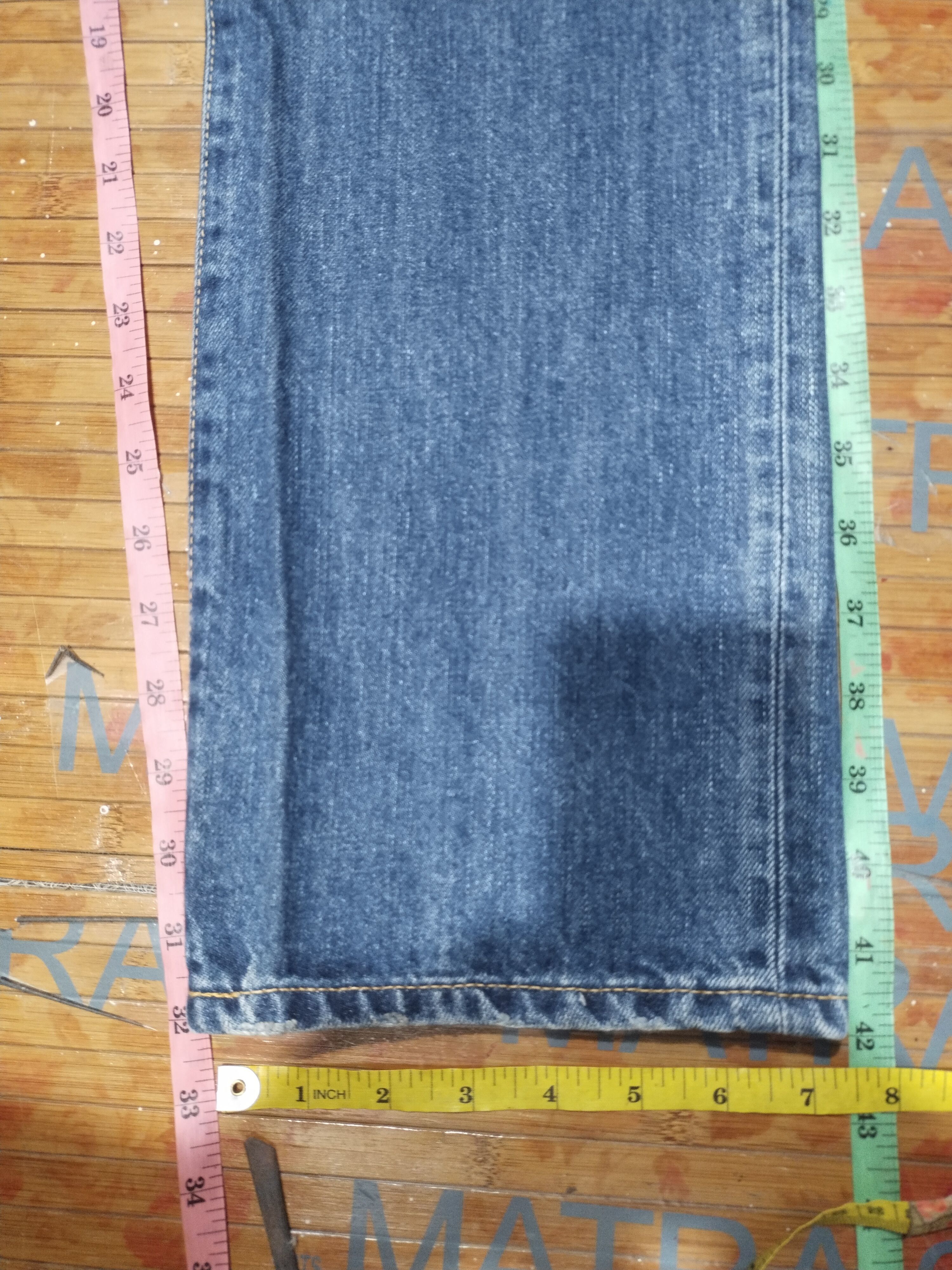 Japanese Brand × Vintage Jeans Back Number Sz 30" (76Cm) Size US 30 / EU 46 - 9 Thumbnail