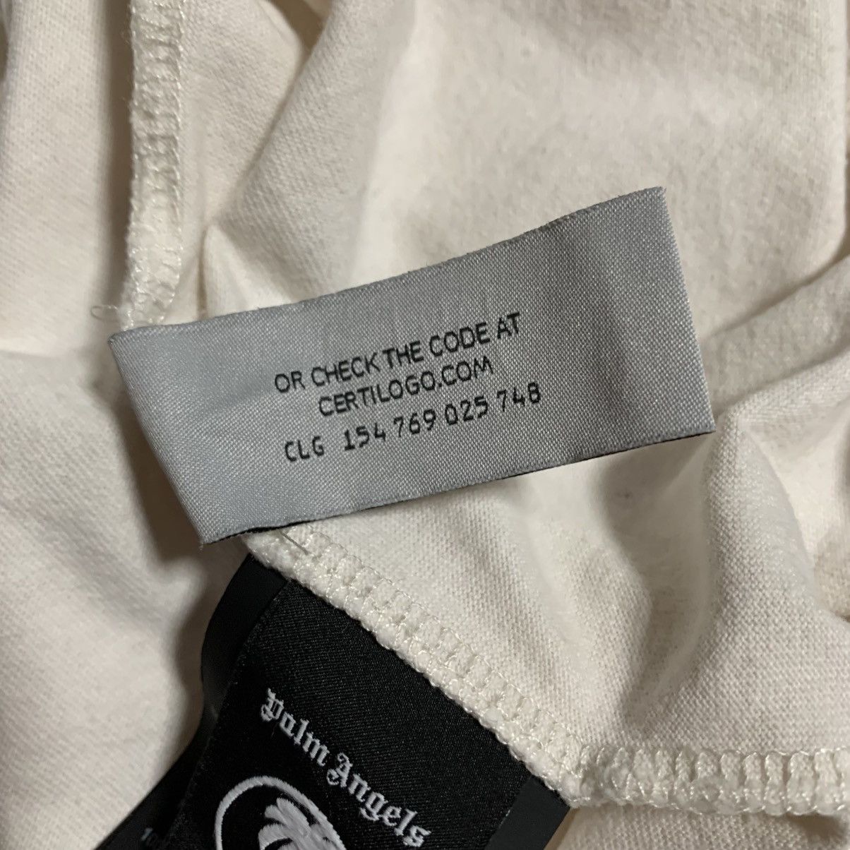 Palm Angels Palm Angels Large Classic Bear Cream White Tee Size US L / EU 52-54 / 3 - 7 Thumbnail