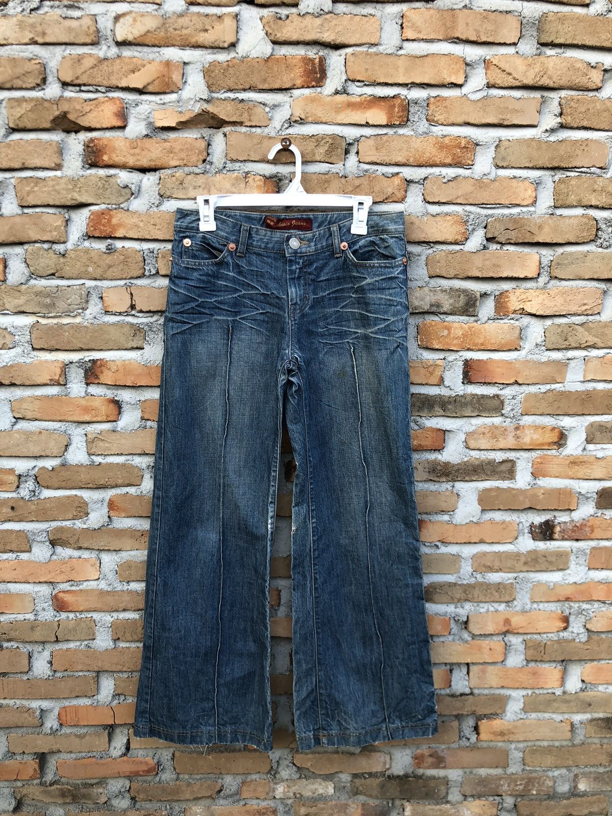image of 14Th Addiction x If Six Was Nine Accept Offernikisix Jeans Bootcut Jeans in Blue (Size 30)
